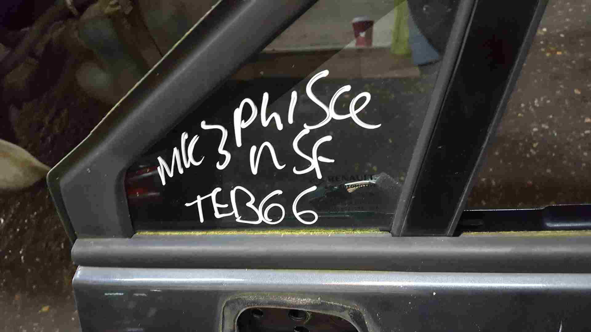 Thumb 10 Renault Scenic MK3 2009-2013 Passenger NSF Front Door Grey Teb66