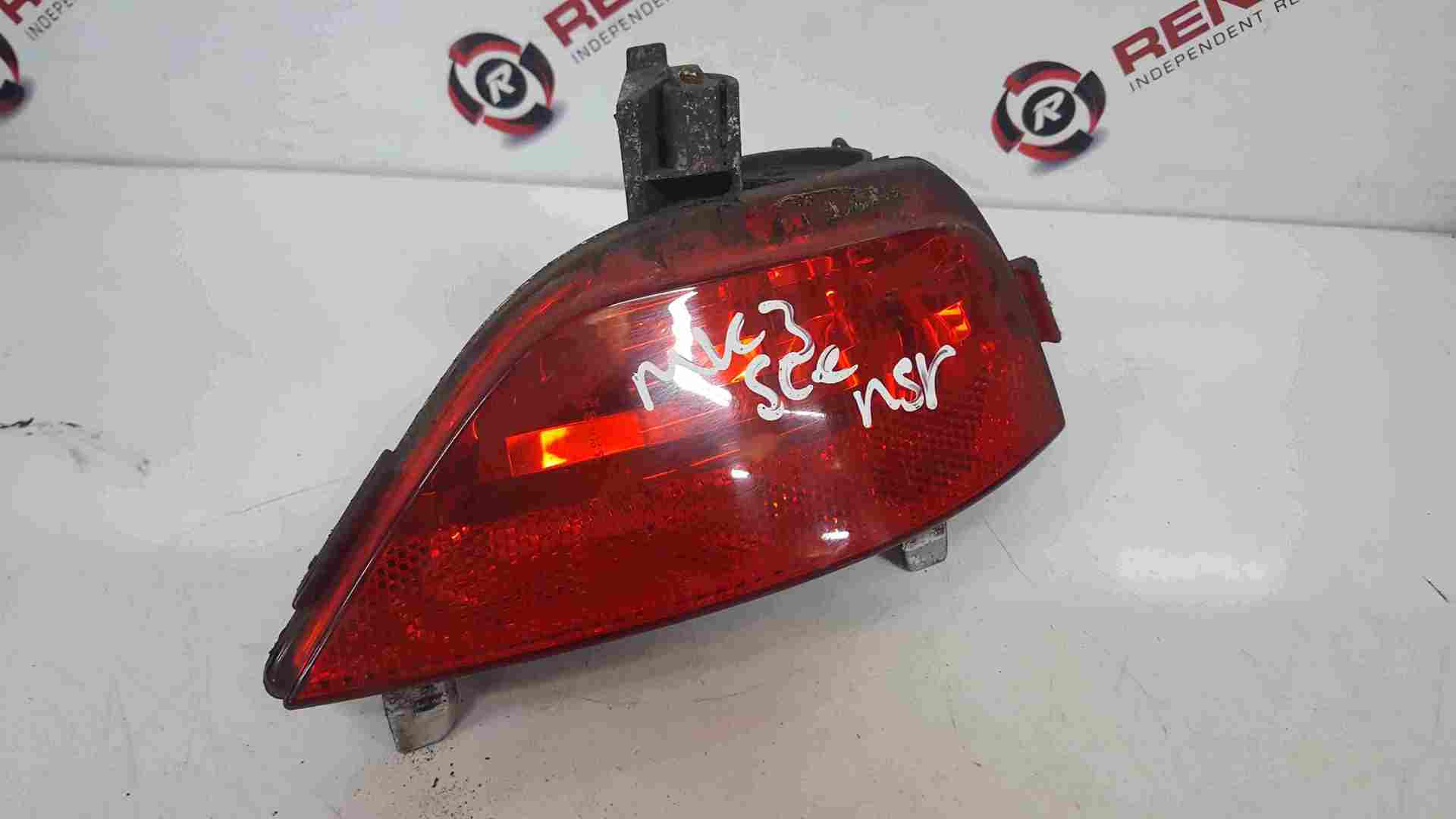 Thumb 3 Renault Scenic MK3 2009-2013 Passenger NSR Rear Bumper Reflector