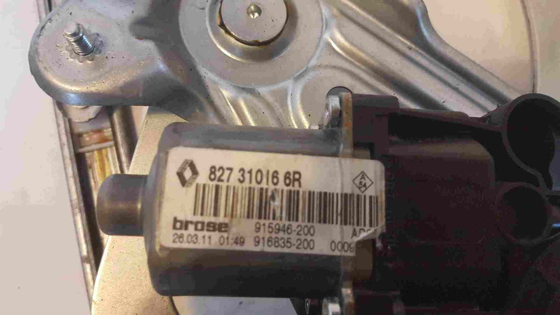 Thumb 2 Renault Scenic MK3 2009-2013 Passenger NSR Rear Window Motor Regulator