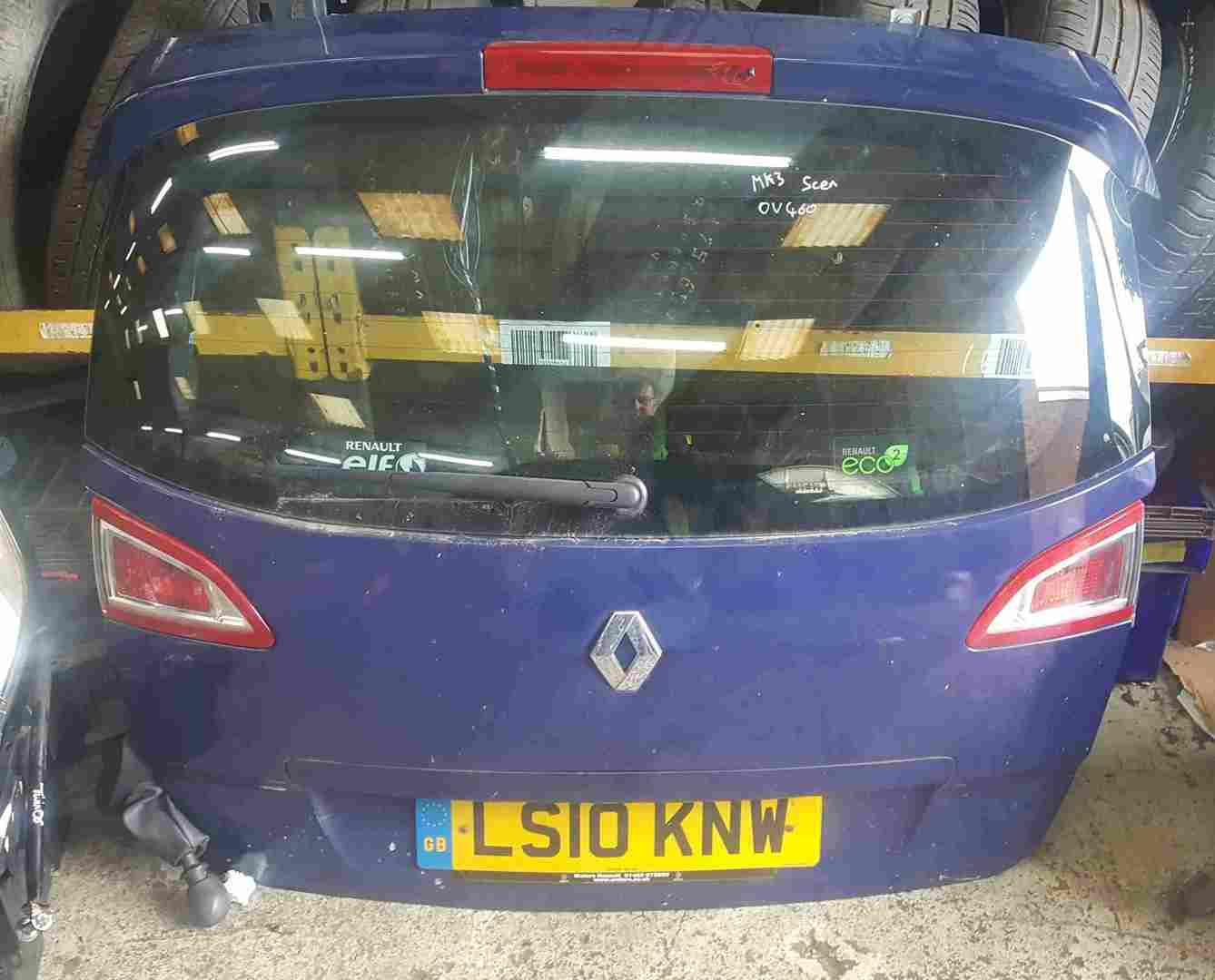 Renault Scenic MK3 2009-2013 Rear Tailgate Boot Blue OV460