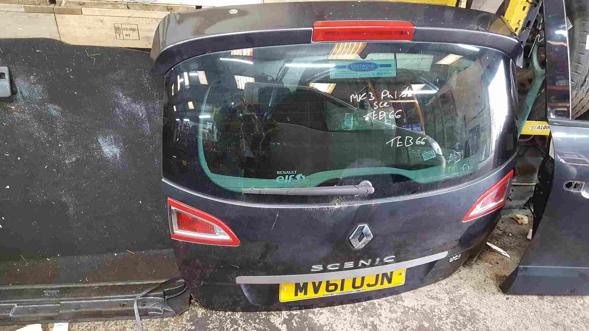 Thumb 4 Renault Scenic MK3 2009-2013 Rear Tailgate Boot Grey Teb66 + Lights