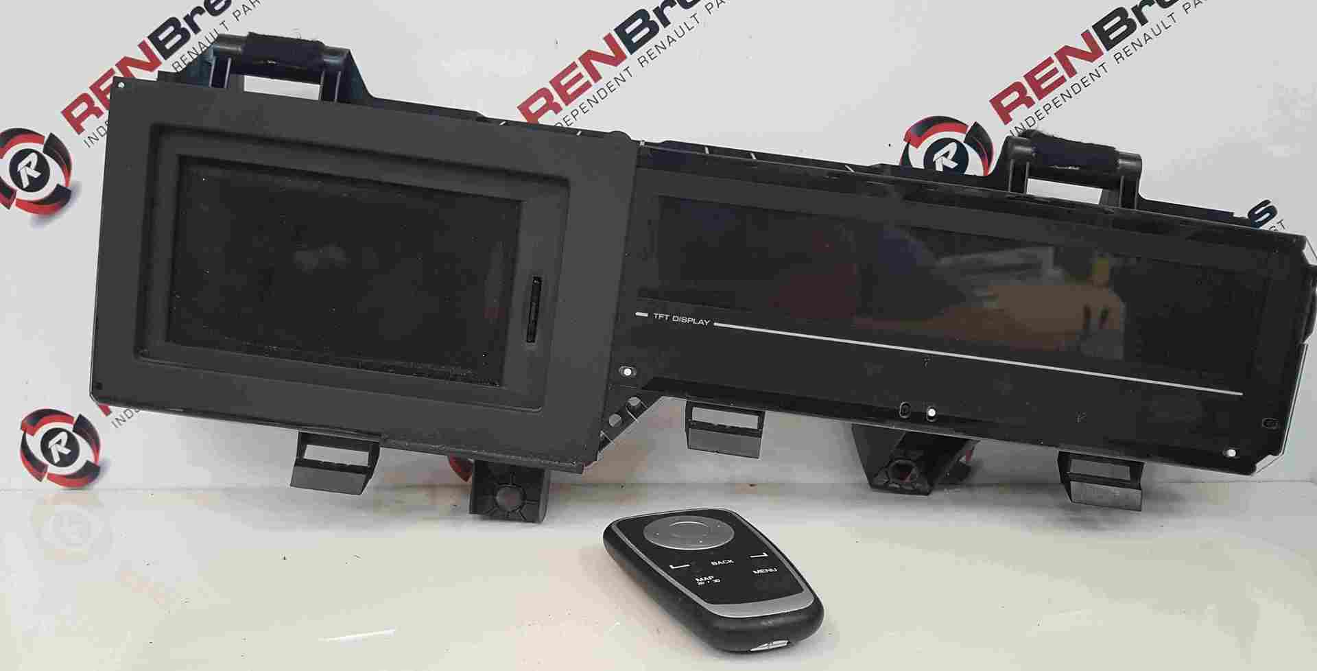 Renault Scenic MK3 2009-2016 Cd Radio Display Unit With Control Controller