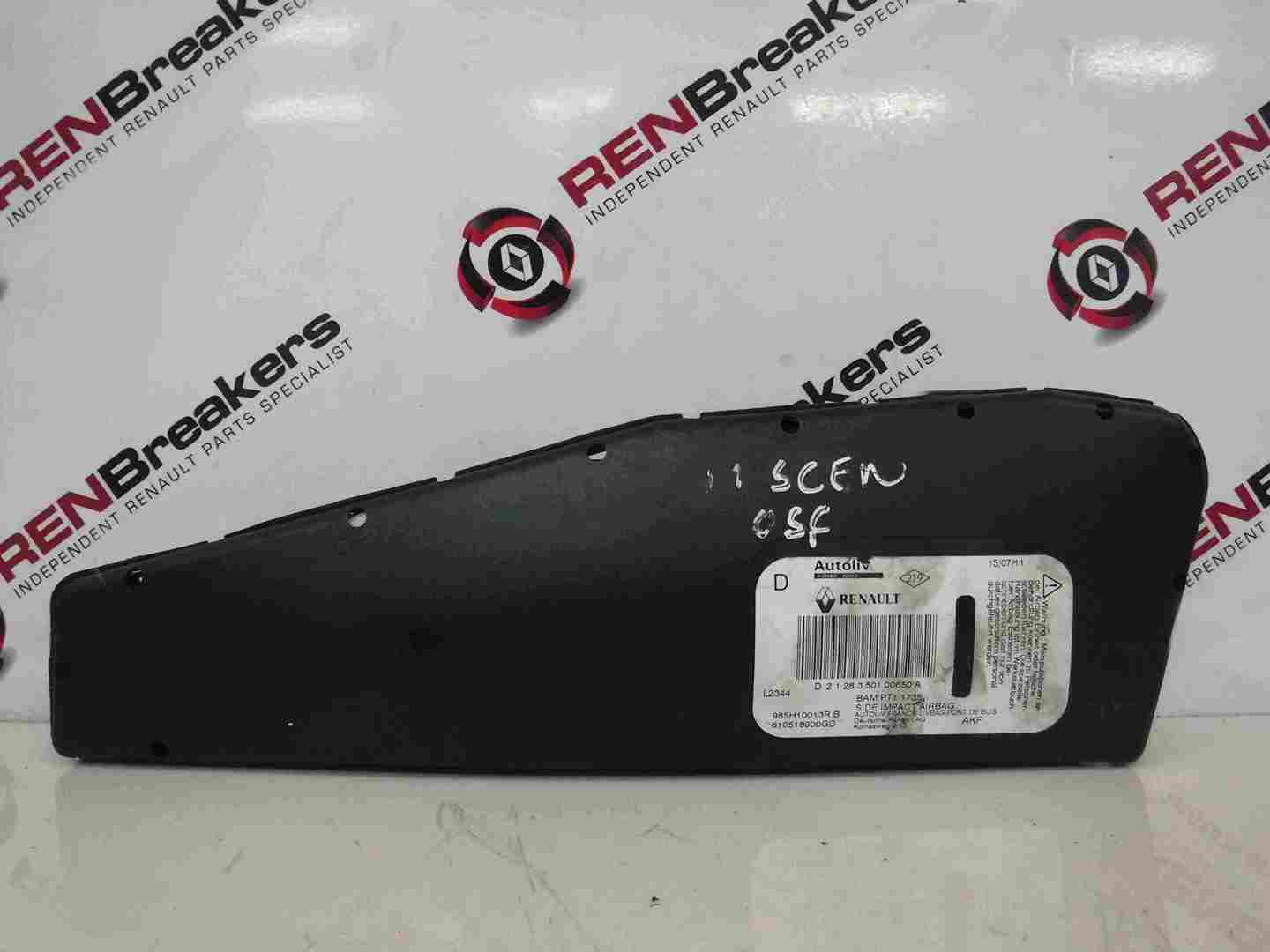 Renault Megane   Scenic MK3 2009-2016 Drivers OSF Front Seat Bolster Airbag