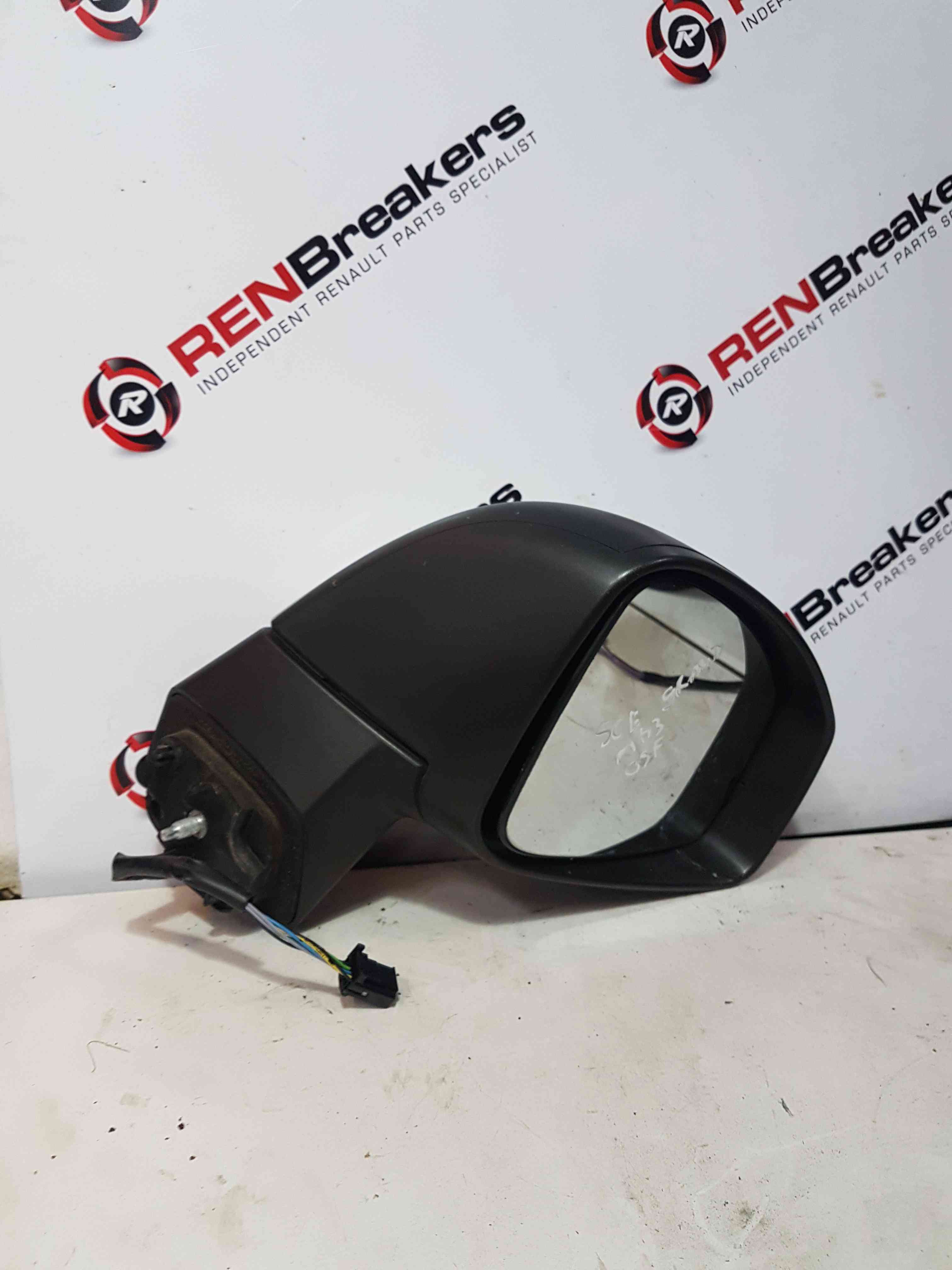 Thumb 10 Renault Scenic MK3 2009-2016 Drivers Os Wing Mirror Silver Ted69 cracked