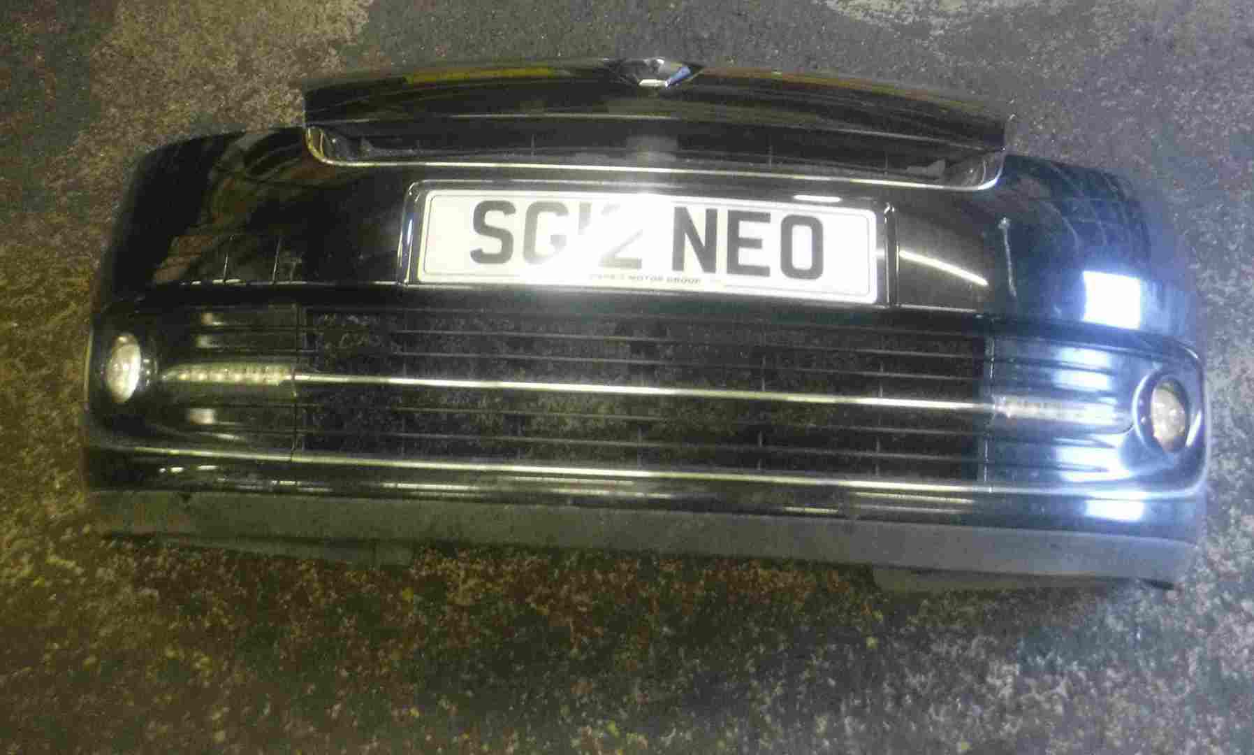Renault Scenic MK3 2009-2016 Front Bumper Black TEGNE
