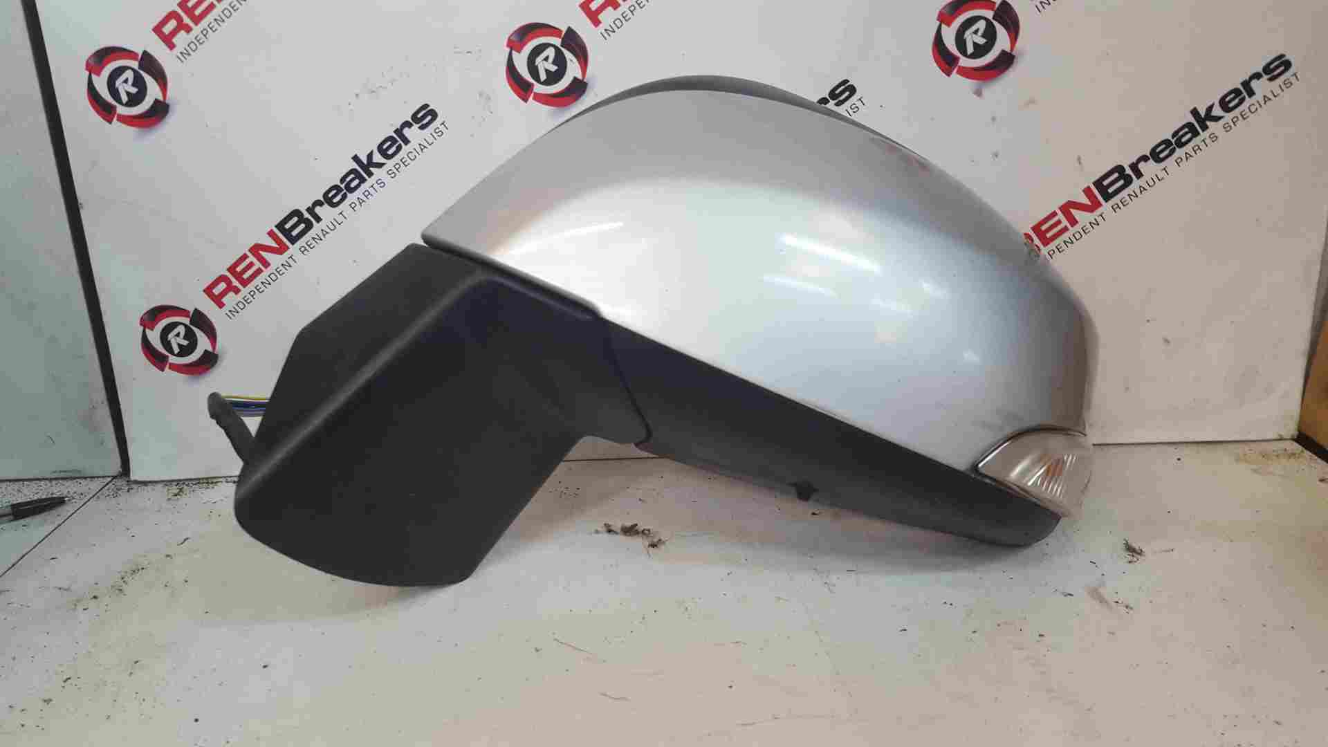Renault Scenic MK3 2009-2016 Passenger NS Wing Mirror Silver TED69