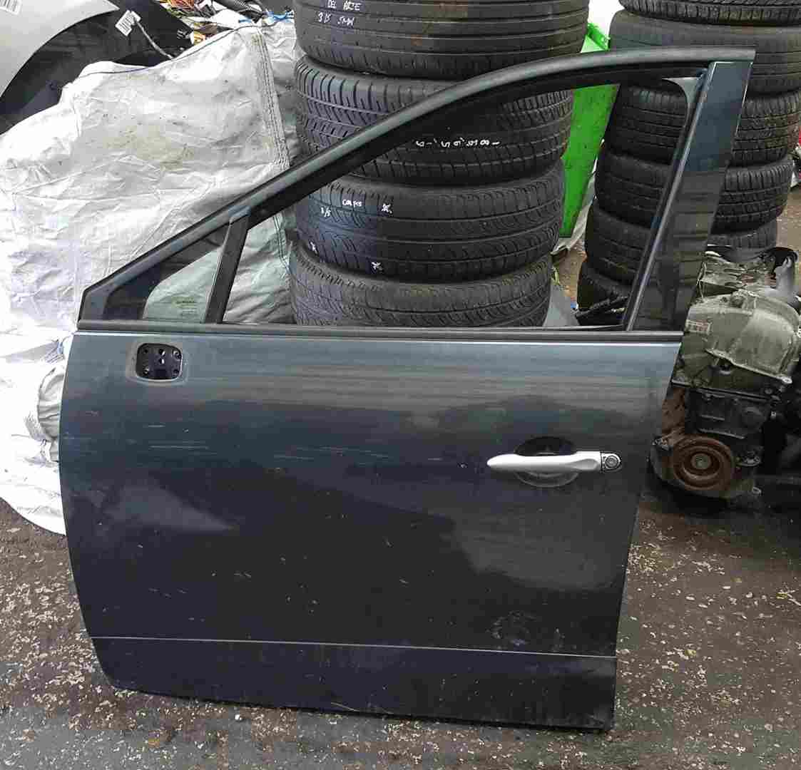 Renault Scenic MK3 2009-2016 Passenger NSF Front Door Grey TEB66