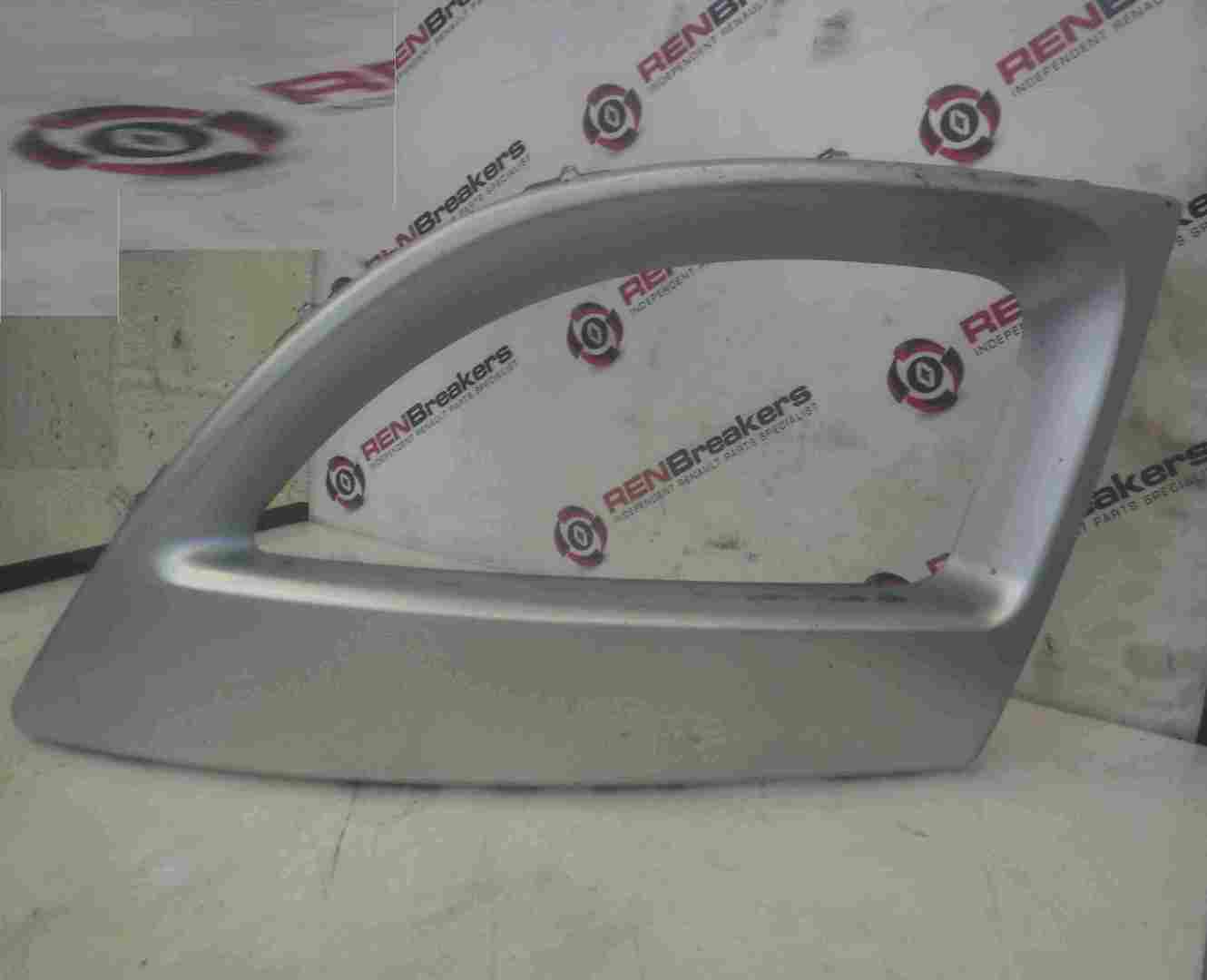 Renault Scenic MK3 2009-2016 Passenger NSF Front Fog Light Surround Trim Silver