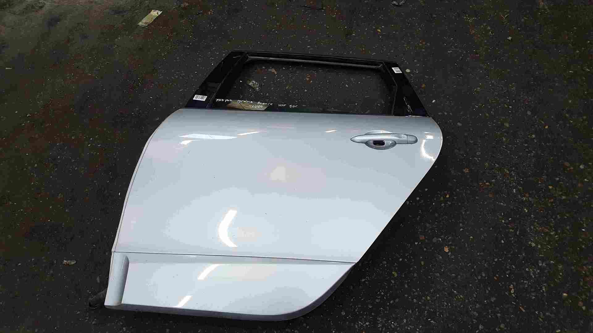 Thumb 2 Renault Scenic MK3 2009-2016 Passenger NSR Rear Door Silver Ted69