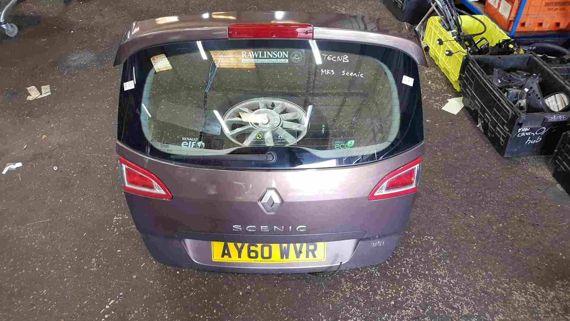 Renault Scenic MK3 2009-2016 Rear Tailgate Boot Brown TECNB