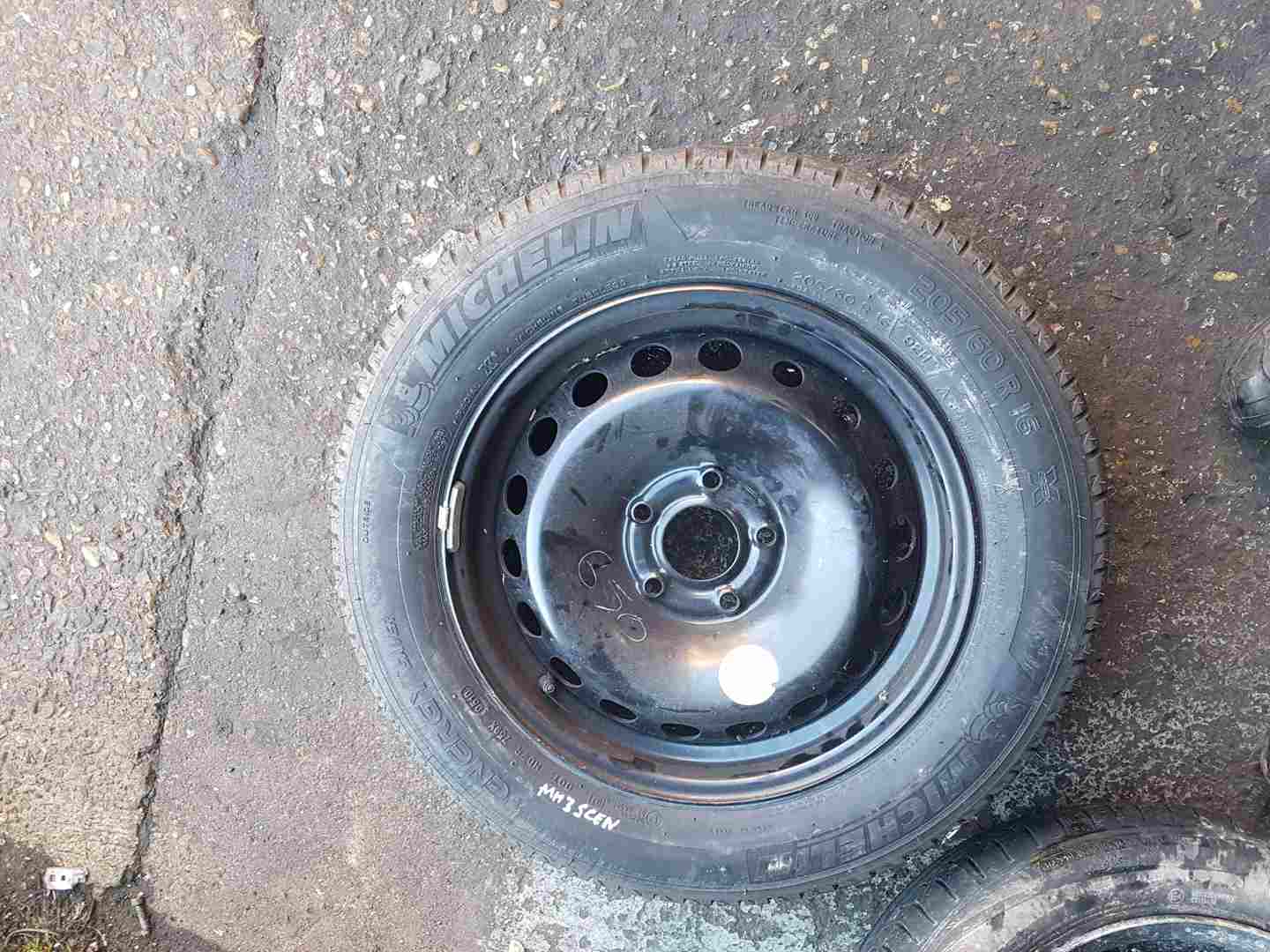 Thumb 2 Renault Scenic MK3 2009-2016 Spare Steel Wheel RIM + Tyre 205 60 16 8Mm 4/5