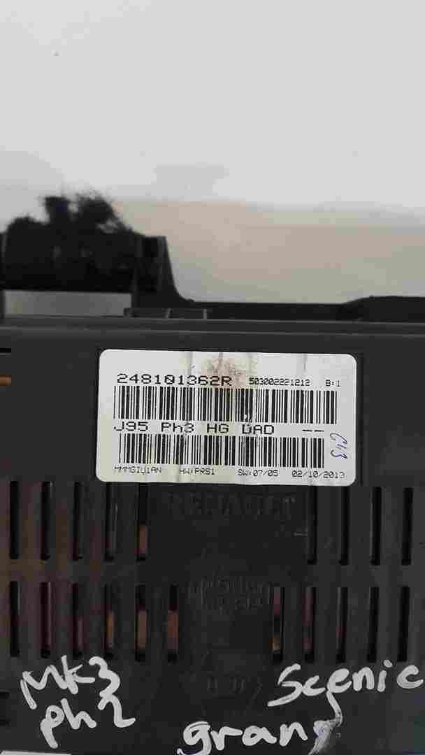 Thumb 3 Renault Scenic MK3 2009-2016 Speedo Clocks Instrument Panel 248101362R