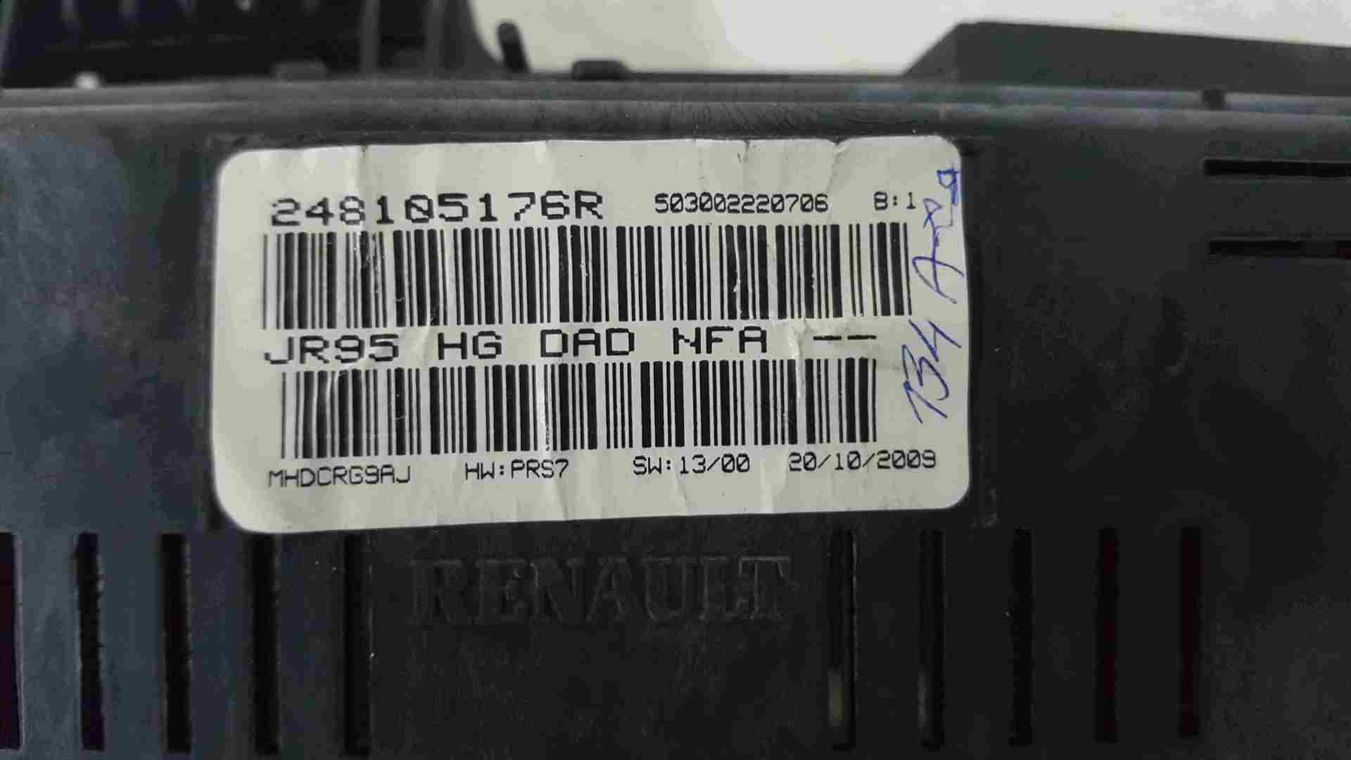 Thumb 4 Renault Scenic MK3 2009-2016 Speedometer Sat Nav Instrument Panel 248105176R