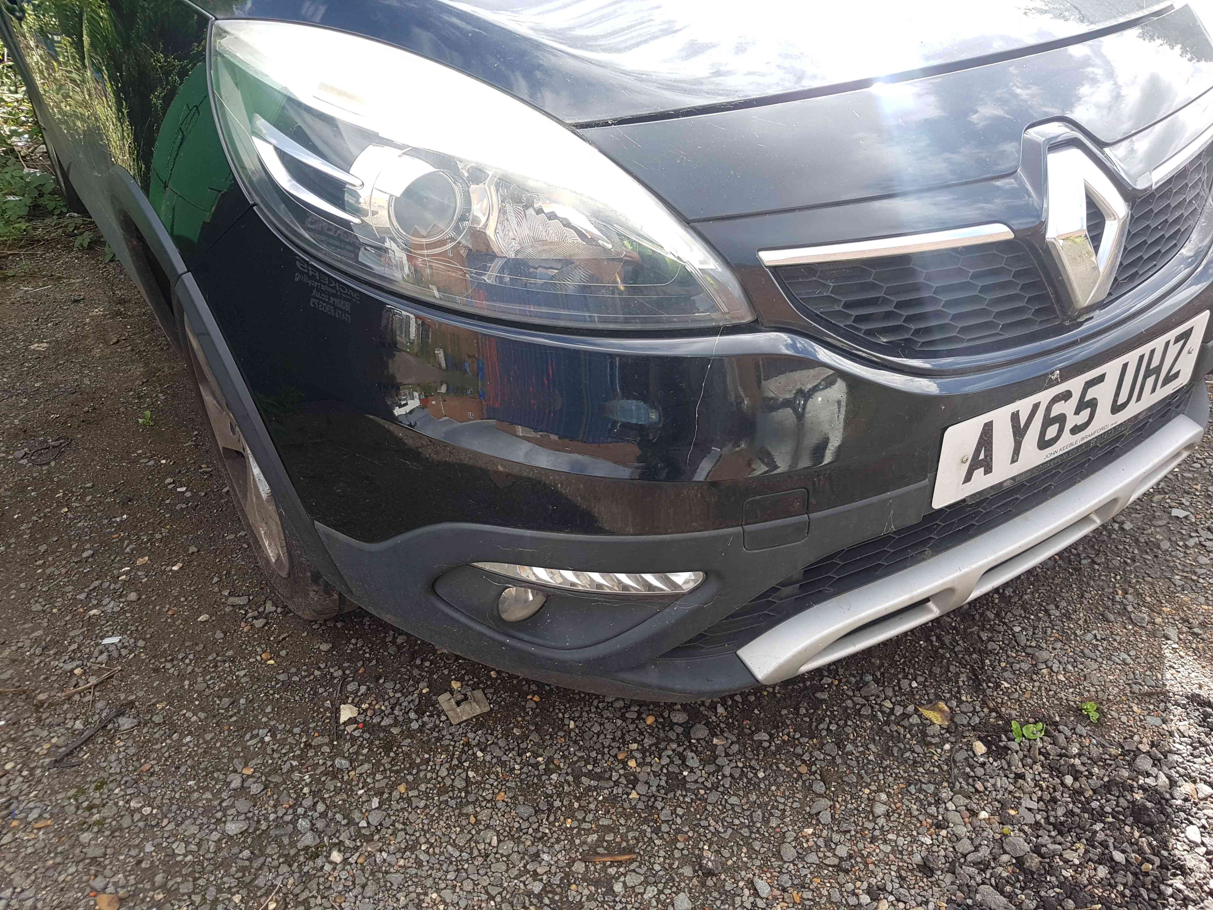 Thumb 4 Renault Scenic MK3 2013-2016 Front Bumper Black Tegne + Lights + Grill Facelift