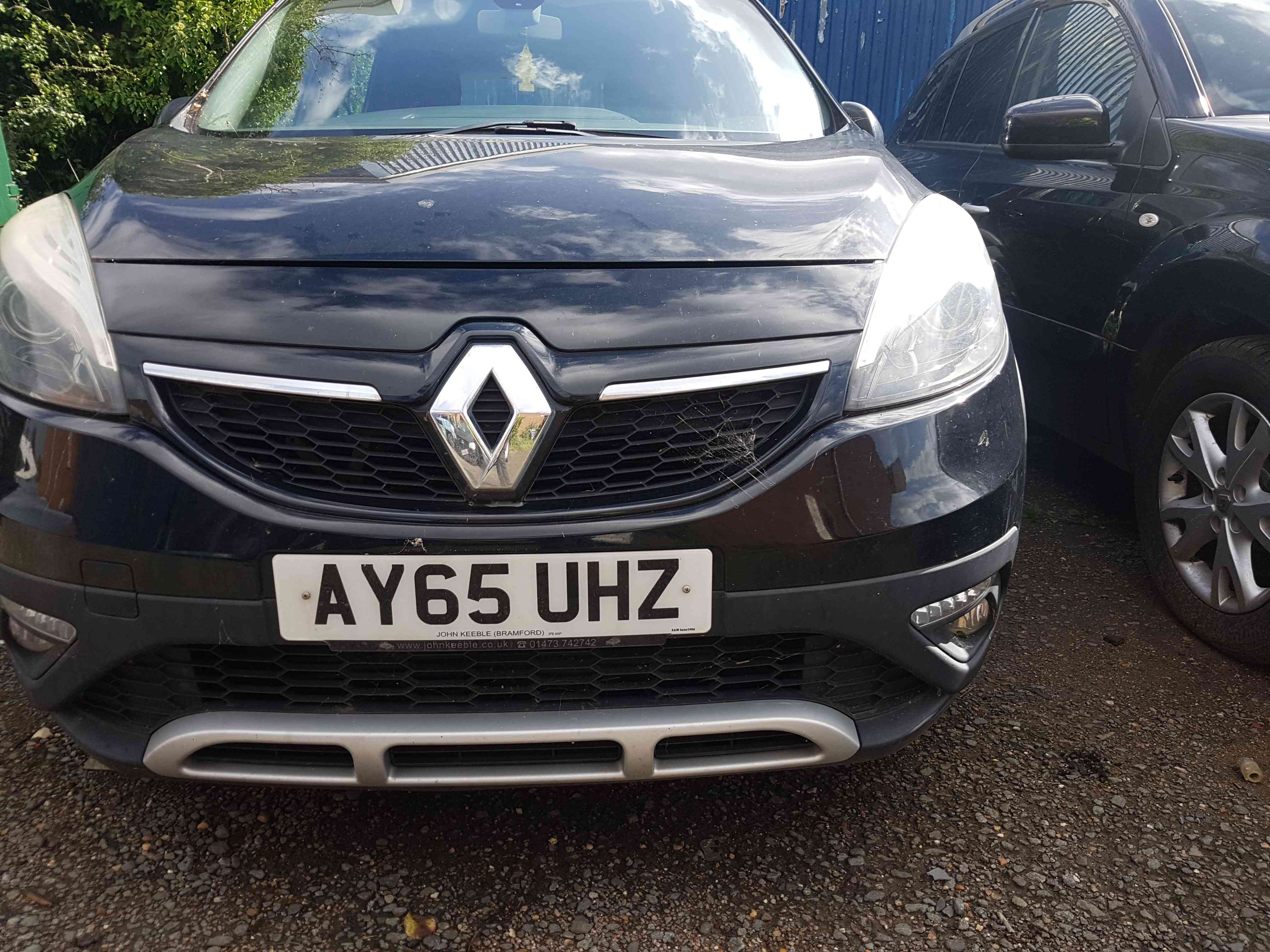 Renault Scenic MK3 2013-2016 Front Bumper Black Tegne + Lights + Grill Facelift