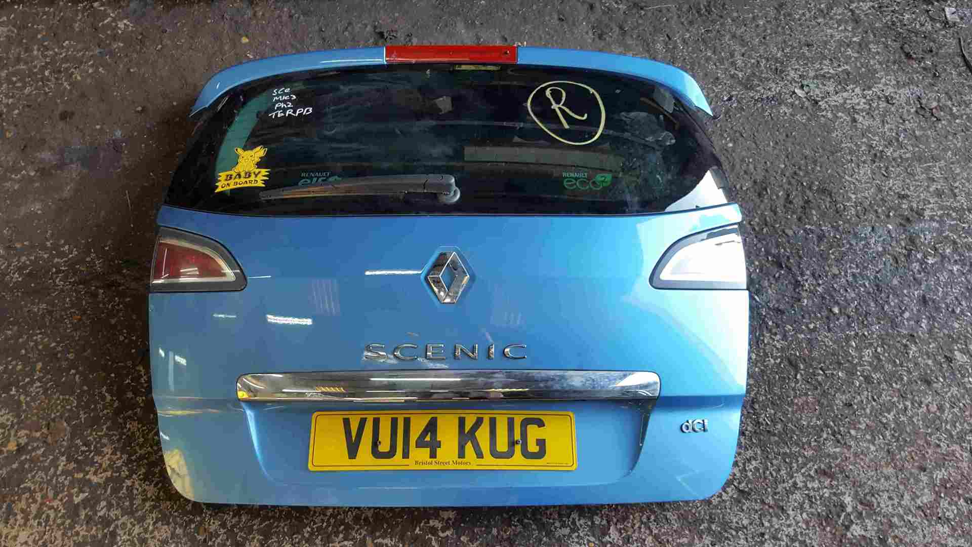 Renault Scenic MK3 2013-2016 Rear Tailgate Boot Blue TERPB