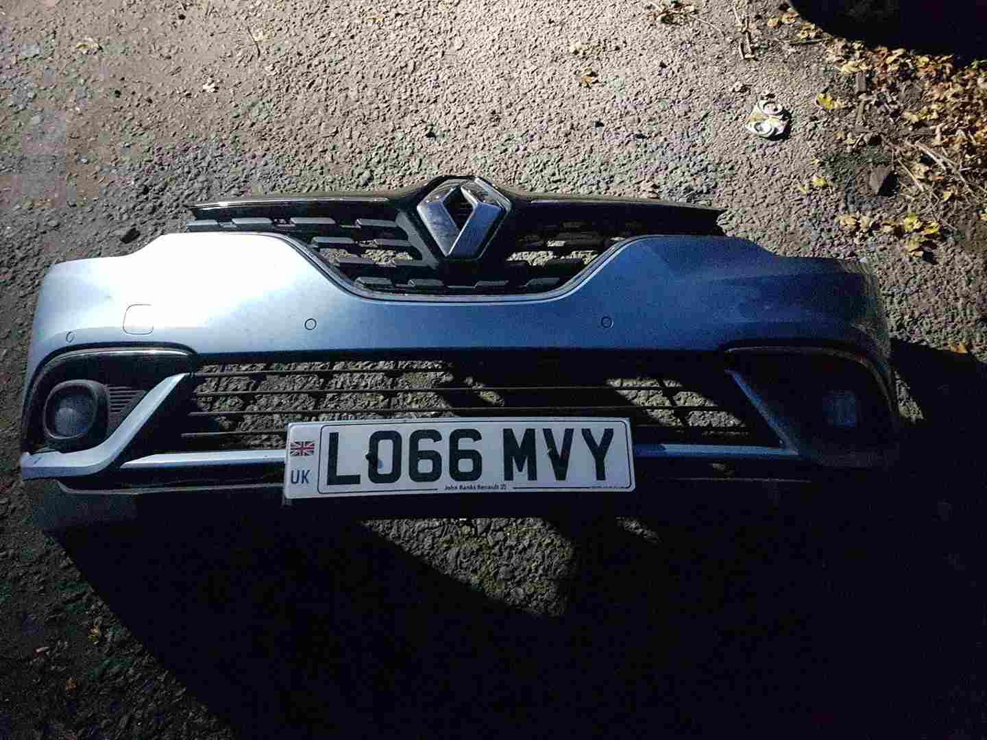 Renault Scenic MK4 2016-2022 Front Bumper Aqua Blue Terpq + SENSORS