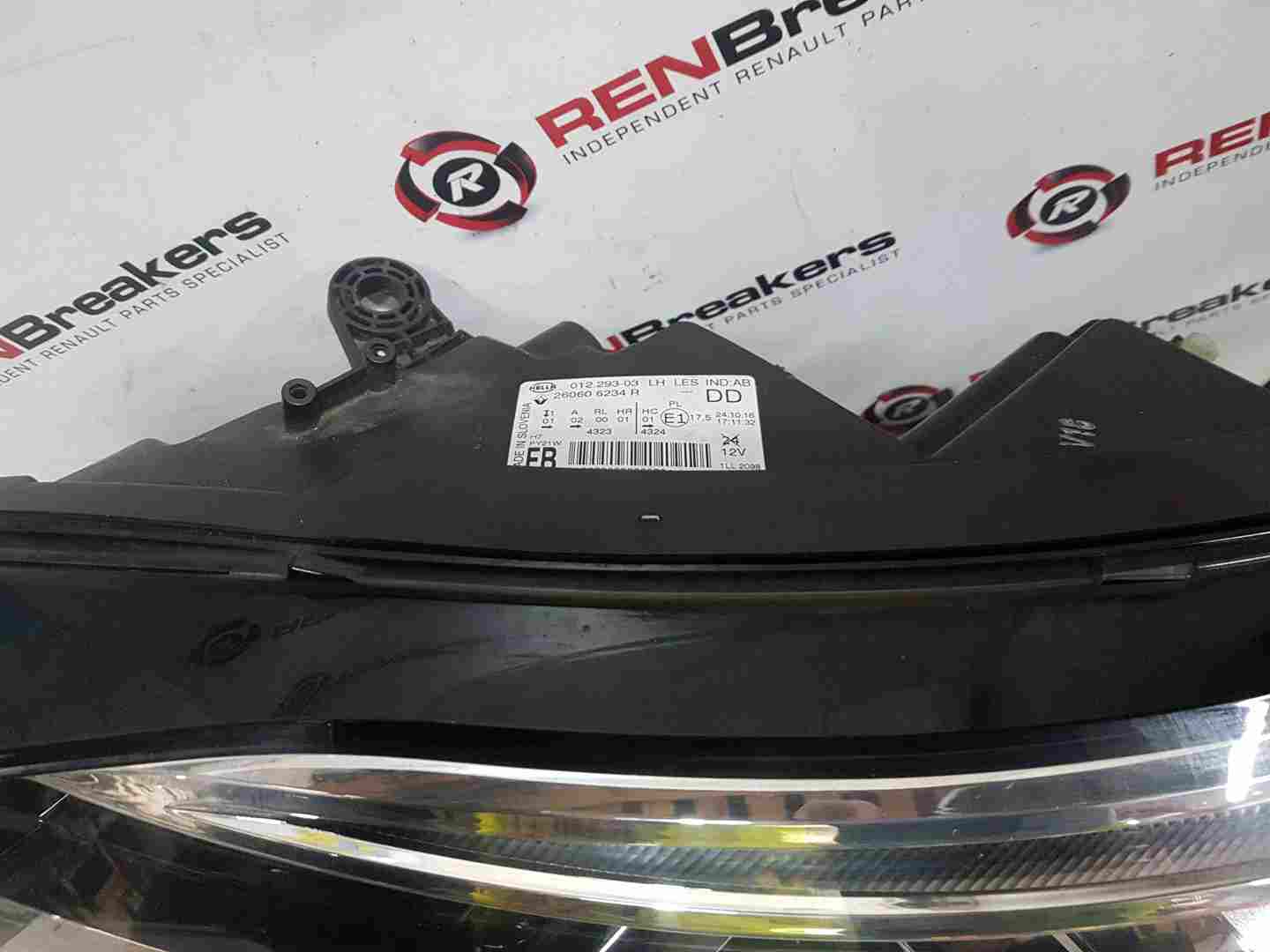 Thumb 7 Renault Scenic MK4 2016-2022 Passenger NSF Front Headlight 260606234R