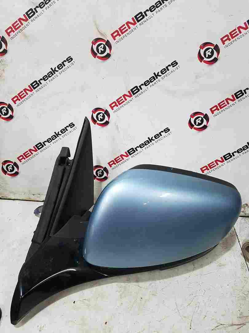 Thumb 2 Renault Scenic MK4 2016-2022 Passenger NSF Wing Mirror Blue Aqua Terpq Folding