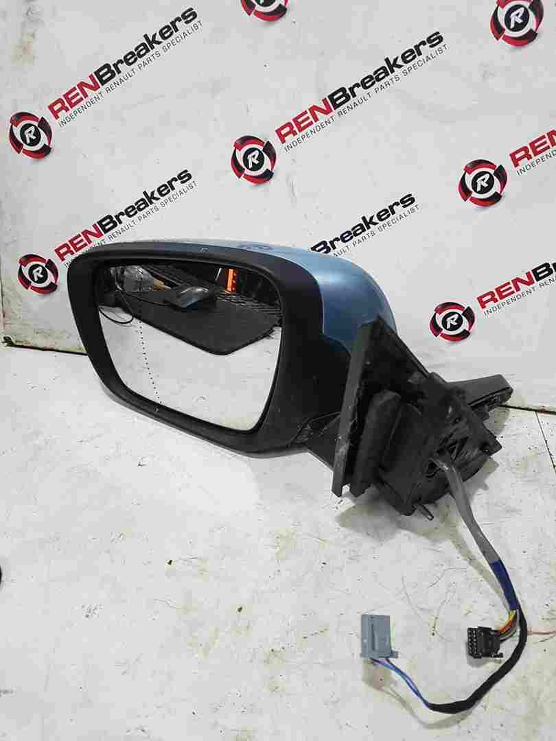 Thumb 3 Renault Scenic MK4 2016-2022 Passenger NSF Wing Mirror Blue Aqua Terpq Folding