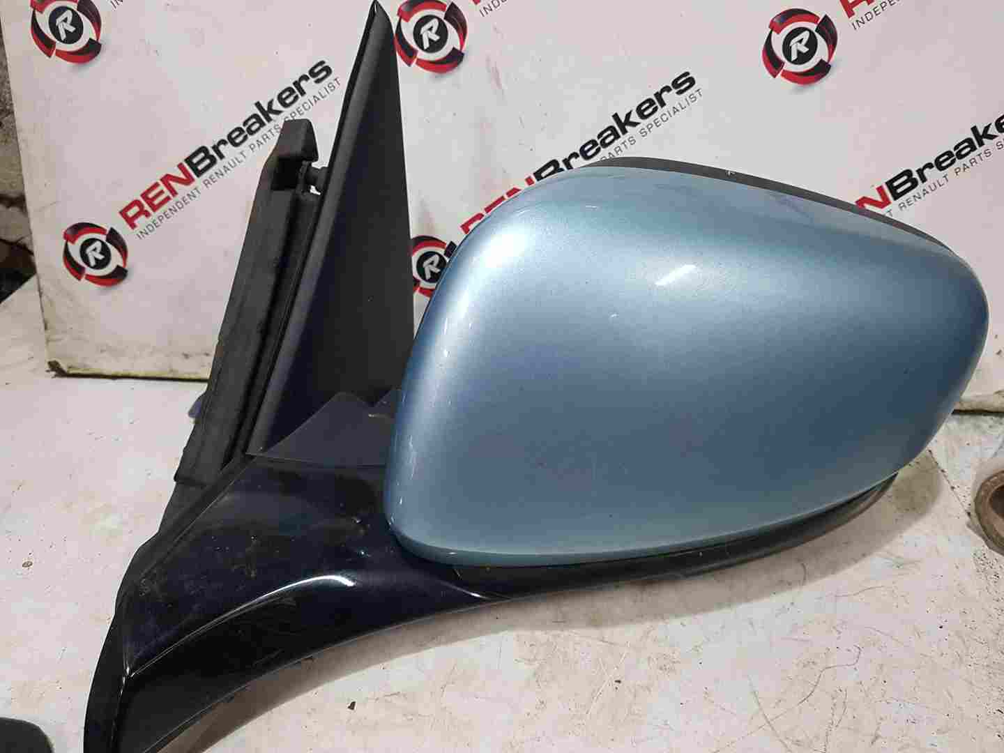 Renault Scenic MK4 2016-2022 Passenger NSF Wing Mirror Blue Aqua Terpq Folding