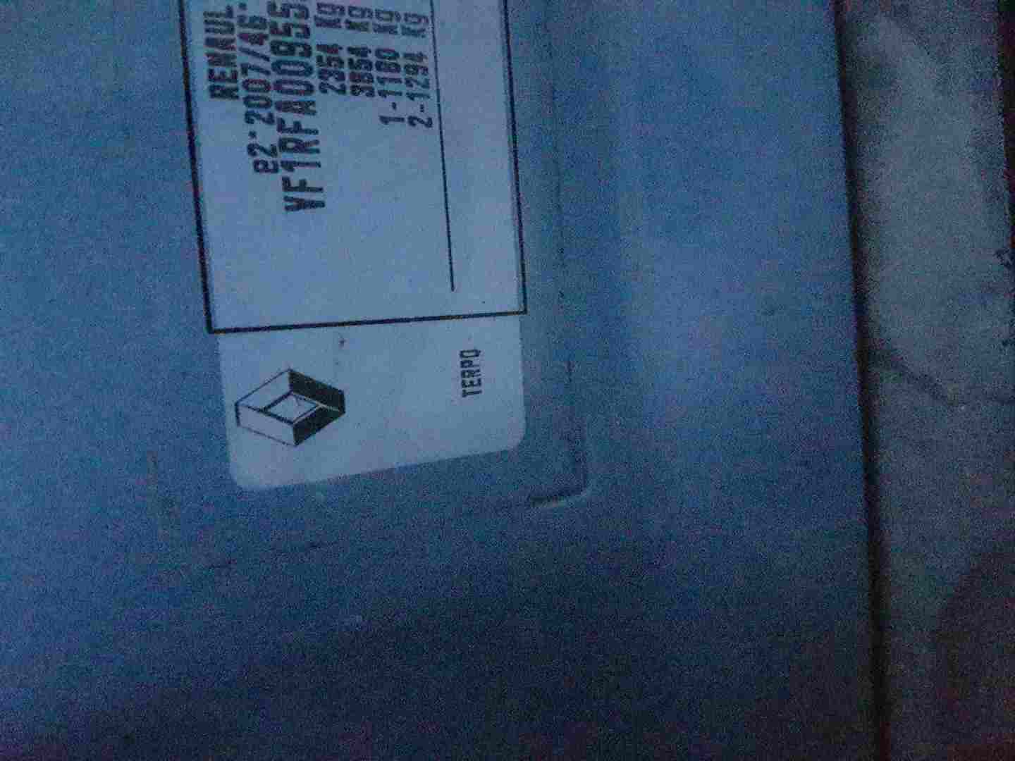 Thumb 6 Renault Grand Scenic MK4 2016-2022 Rear Tailgate Boot Blue Aqua Terpq