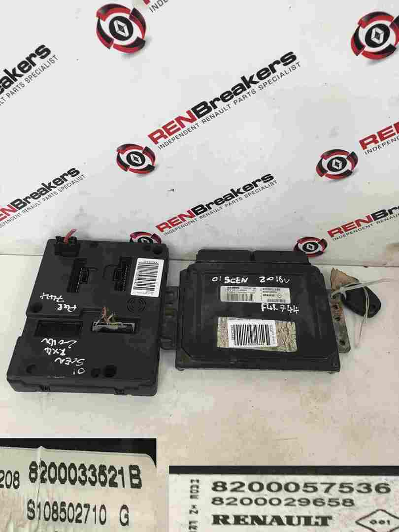 Renault Scenic RX4 1999-2003 2.0 16v ECU SET UCH BCM Immobiliser + Key Fob