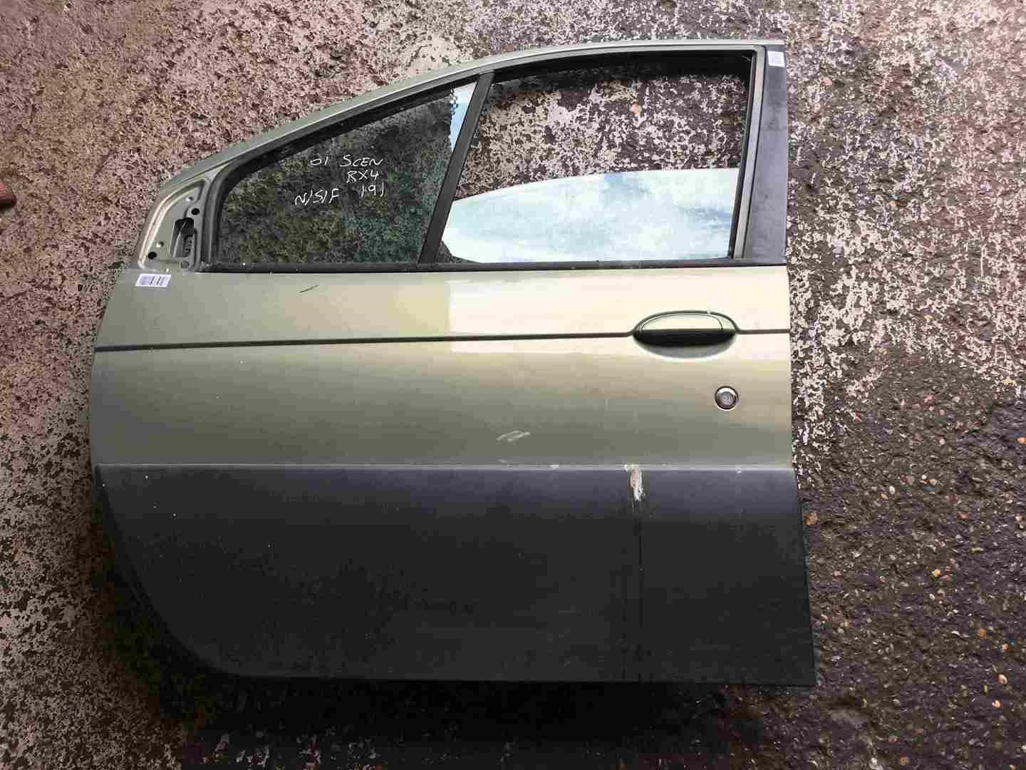 Renault Scenic RX4 1999-2003 Passenger NSF Front Door Green NV191