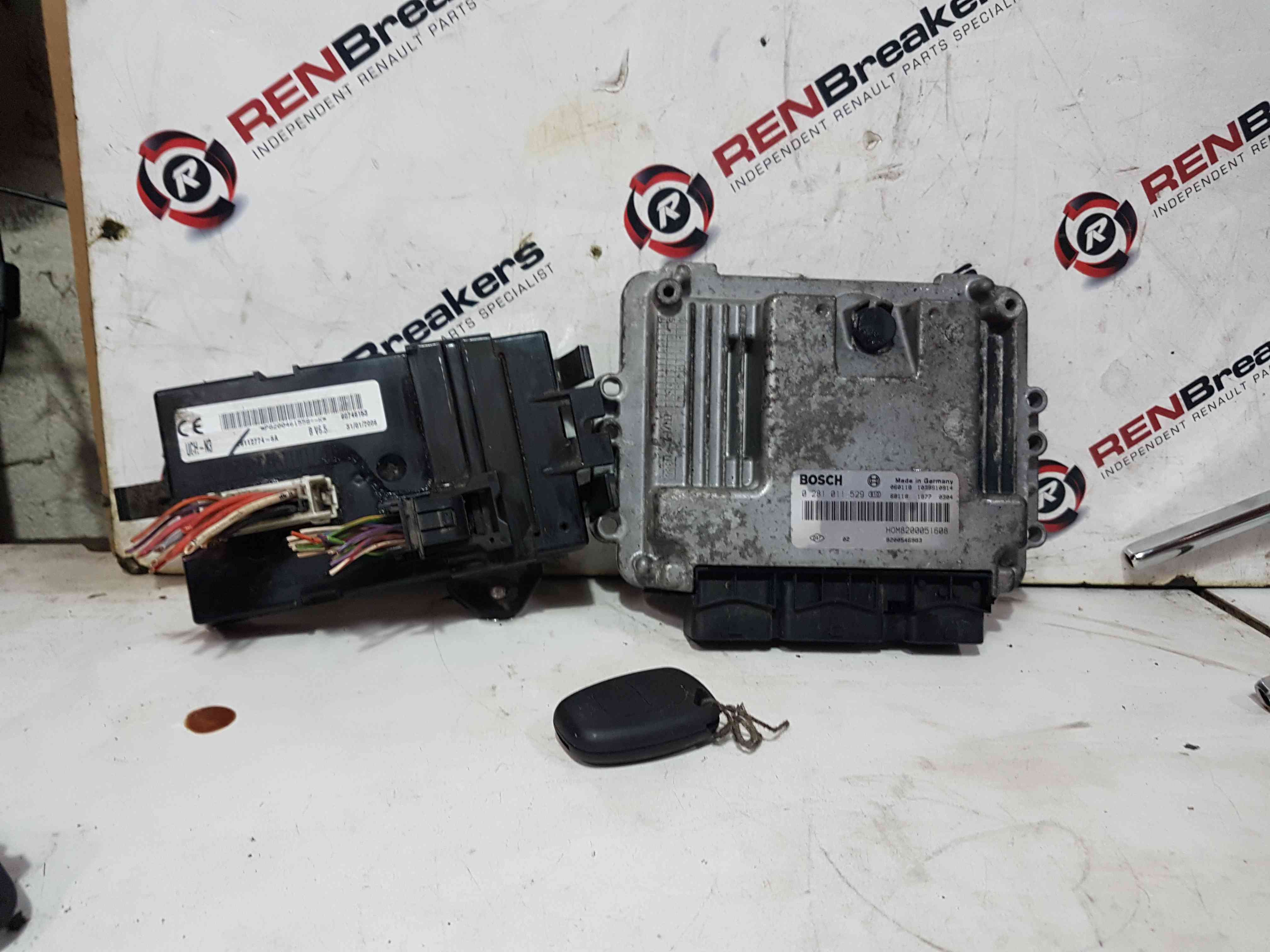 Thumb 5 Renault Trafic 2001-2006 1.9 DCI Ecu SET Uch BCM Immobiliser + KEY Fob