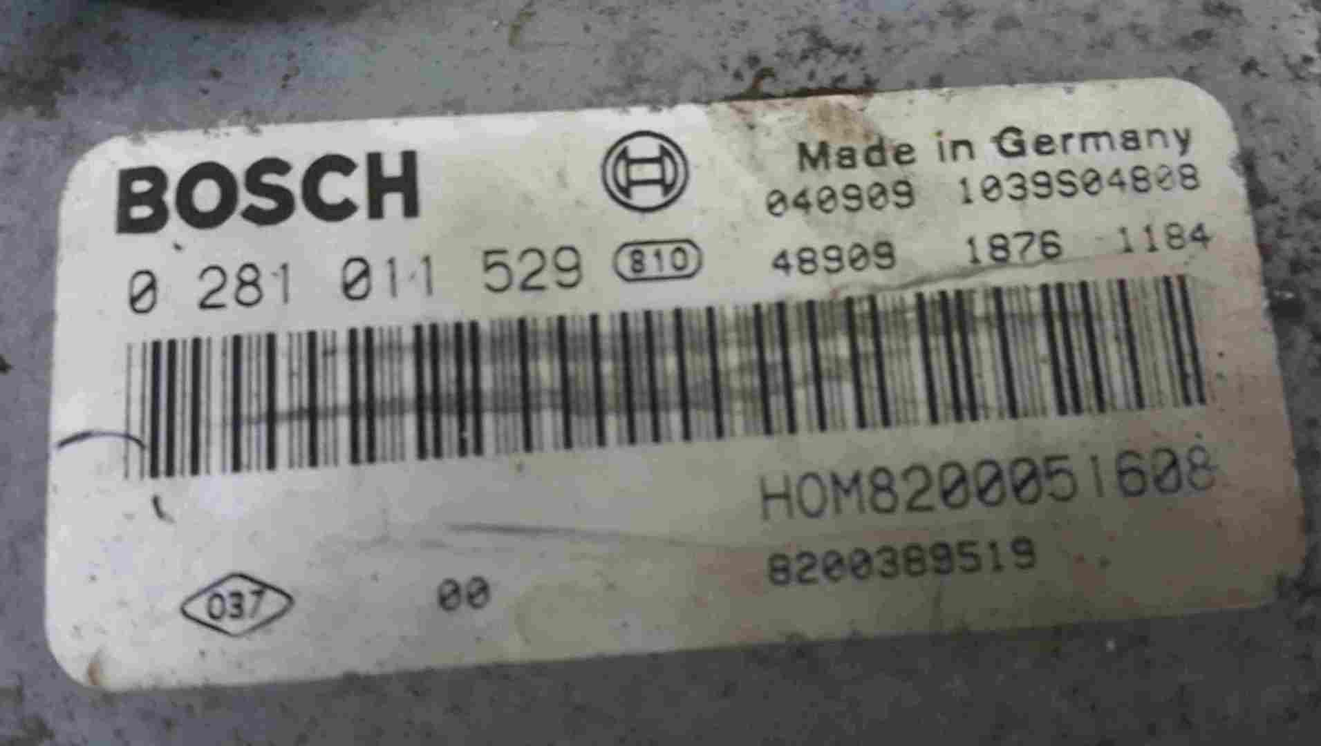 Thumb 3 Renault Trafic 2001-2006 1.9 DCi ECU SET UCH BCM Immobiliser + Key Fob