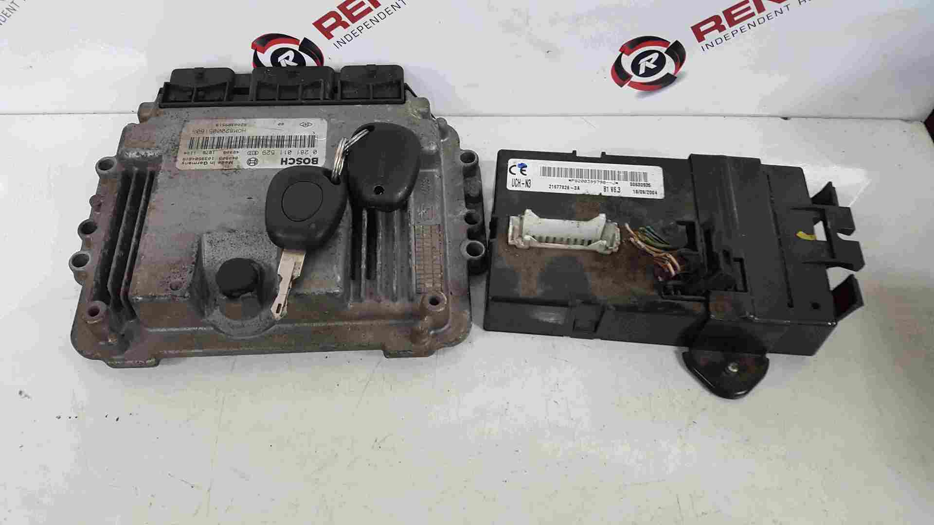 Renault Trafic 2001-2006 1.9 DCi ECU SET UCH BCM Immobiliser + Key Fob