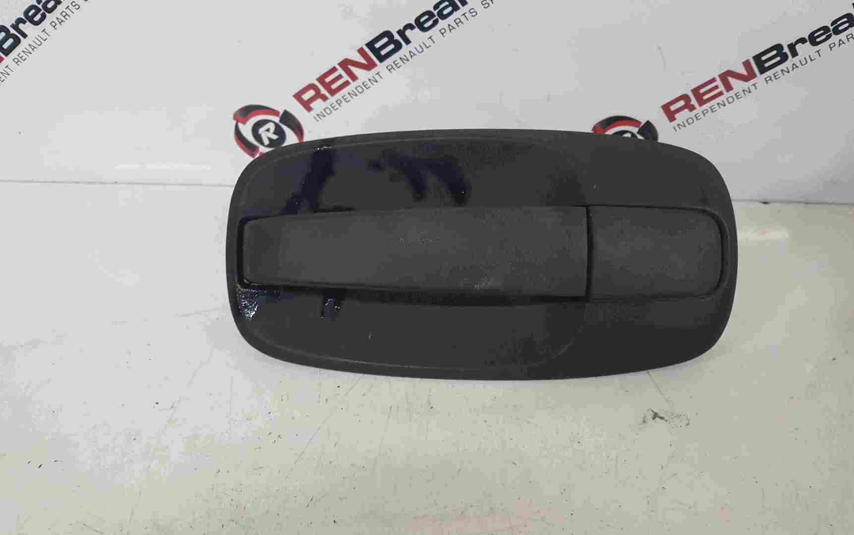 Renault Trafic 2001-2006 Drivers OSR Rear Exterior Door Handle Plain Black