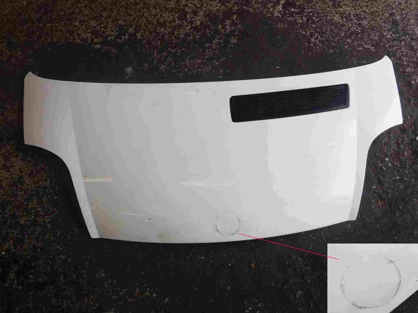 Renault Trafic 2001-2006 Front Bonnet White OD31