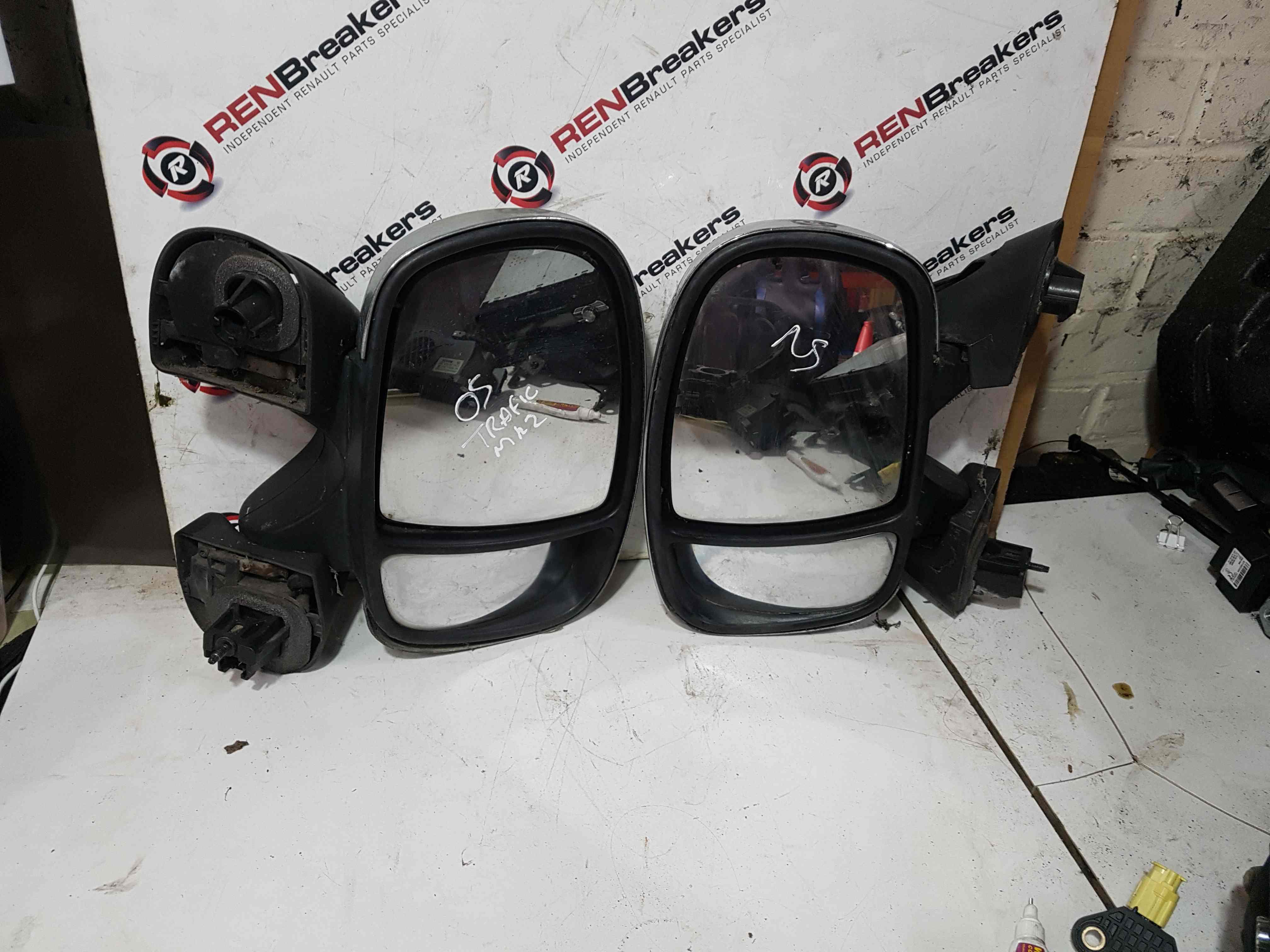 Thumb 6 Renault Trafic 2001-2006 Passenger Driver Ns Os Wing Mirror Pair