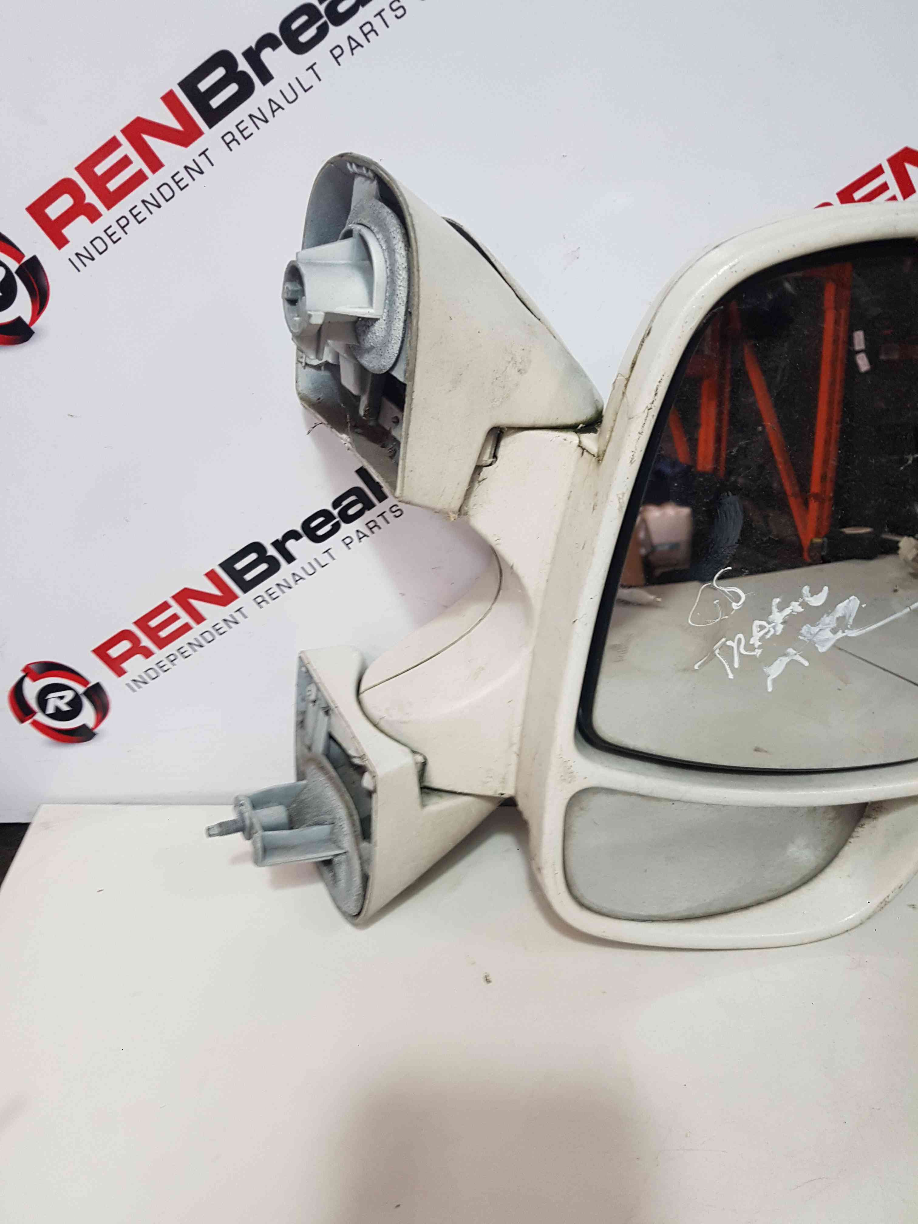 Thumb 10 Renault Trafic 2001-2006 Passenger Driver Ns Os Wing Mirror Pair White