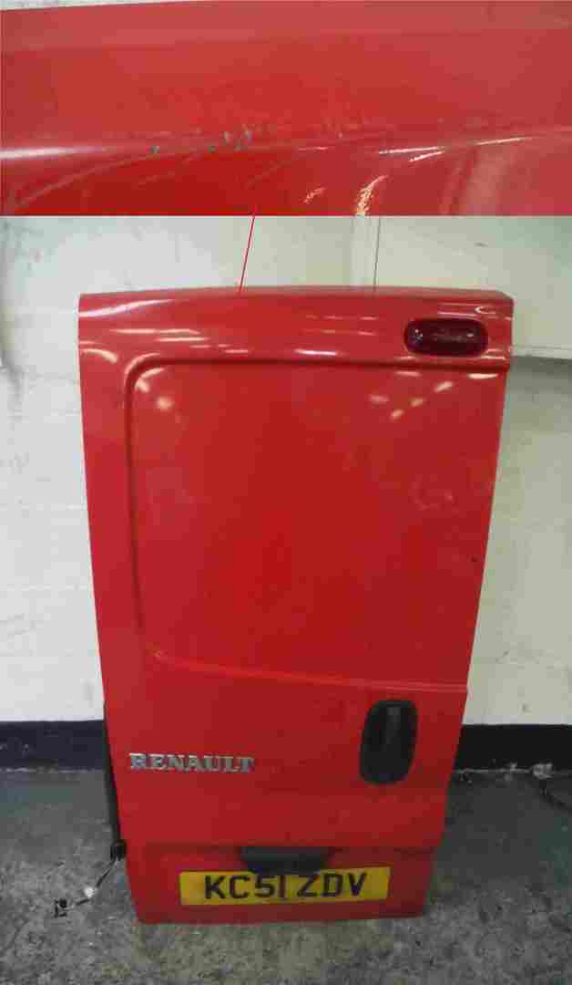 Renault Trafic 2001-2006 Passenger NSR Rear Door Red OC70