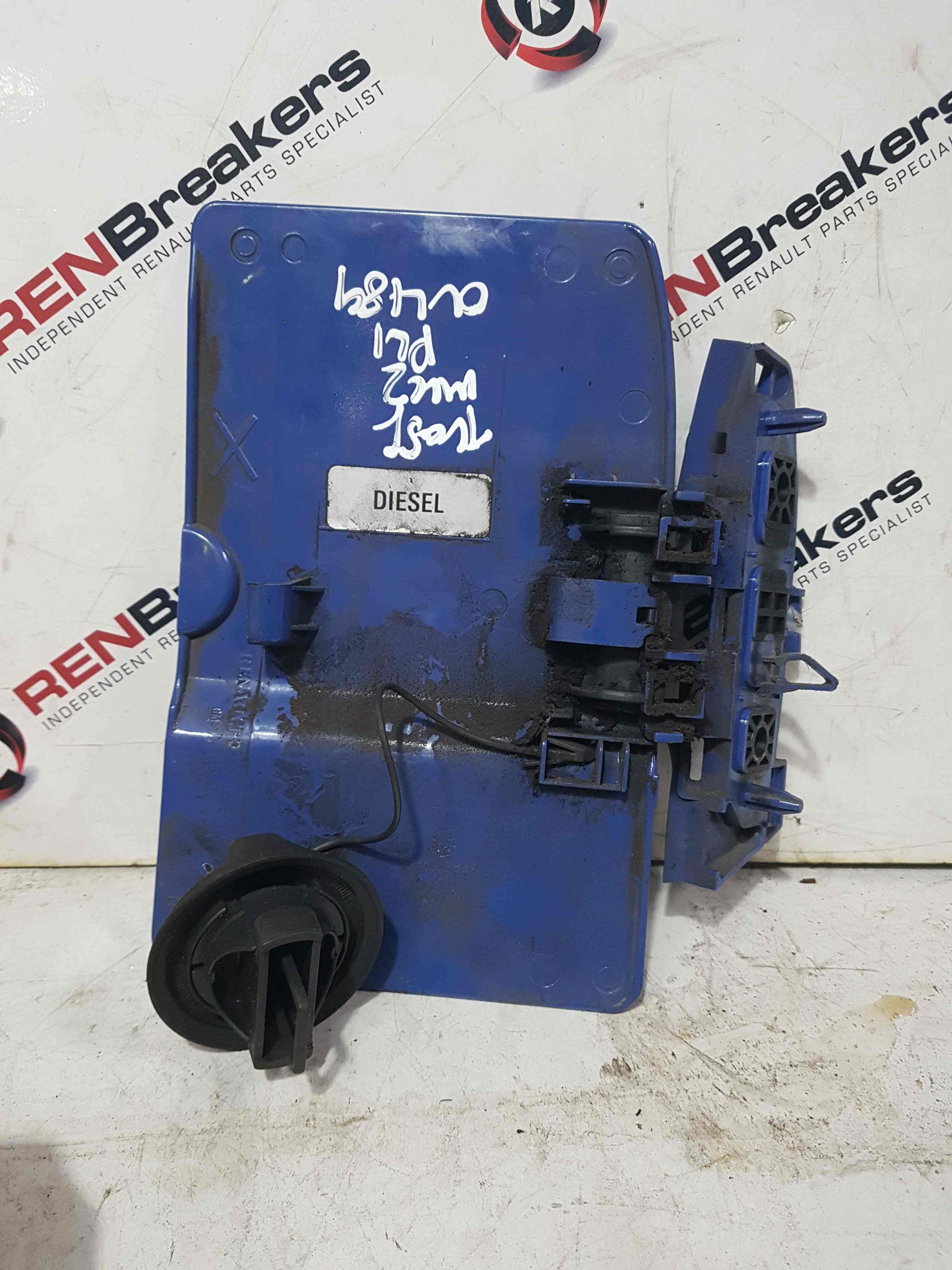 Thumb 4 Renault Trafic 2001-2006 Petrol Diesel Flap CAP Cover Hinges  Blue Ov489