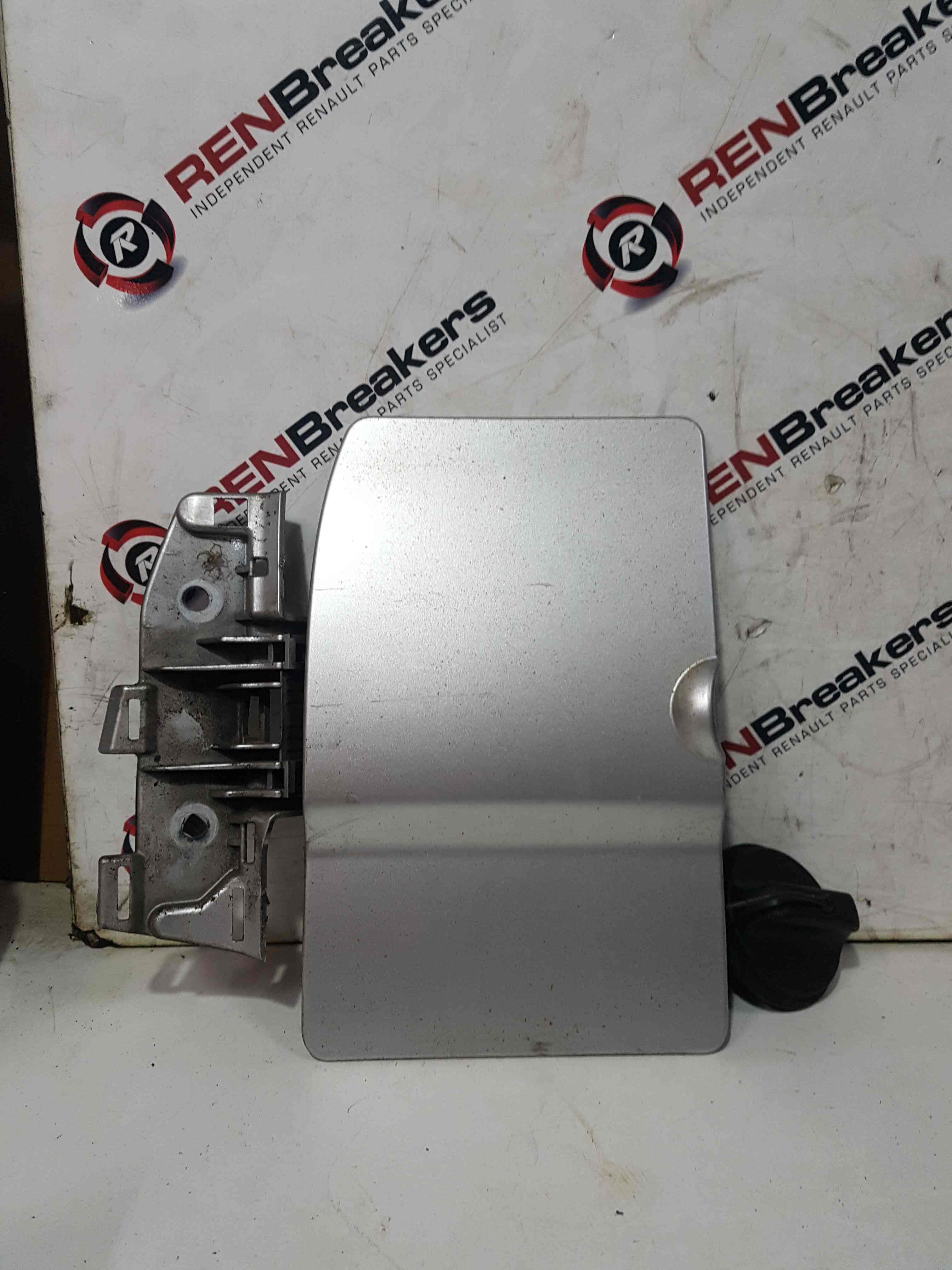 Thumb 2 Renault Trafic 2001-2006 Petrol Fuel CAP Cover + Hinges Silver Cmg64 8200023826
