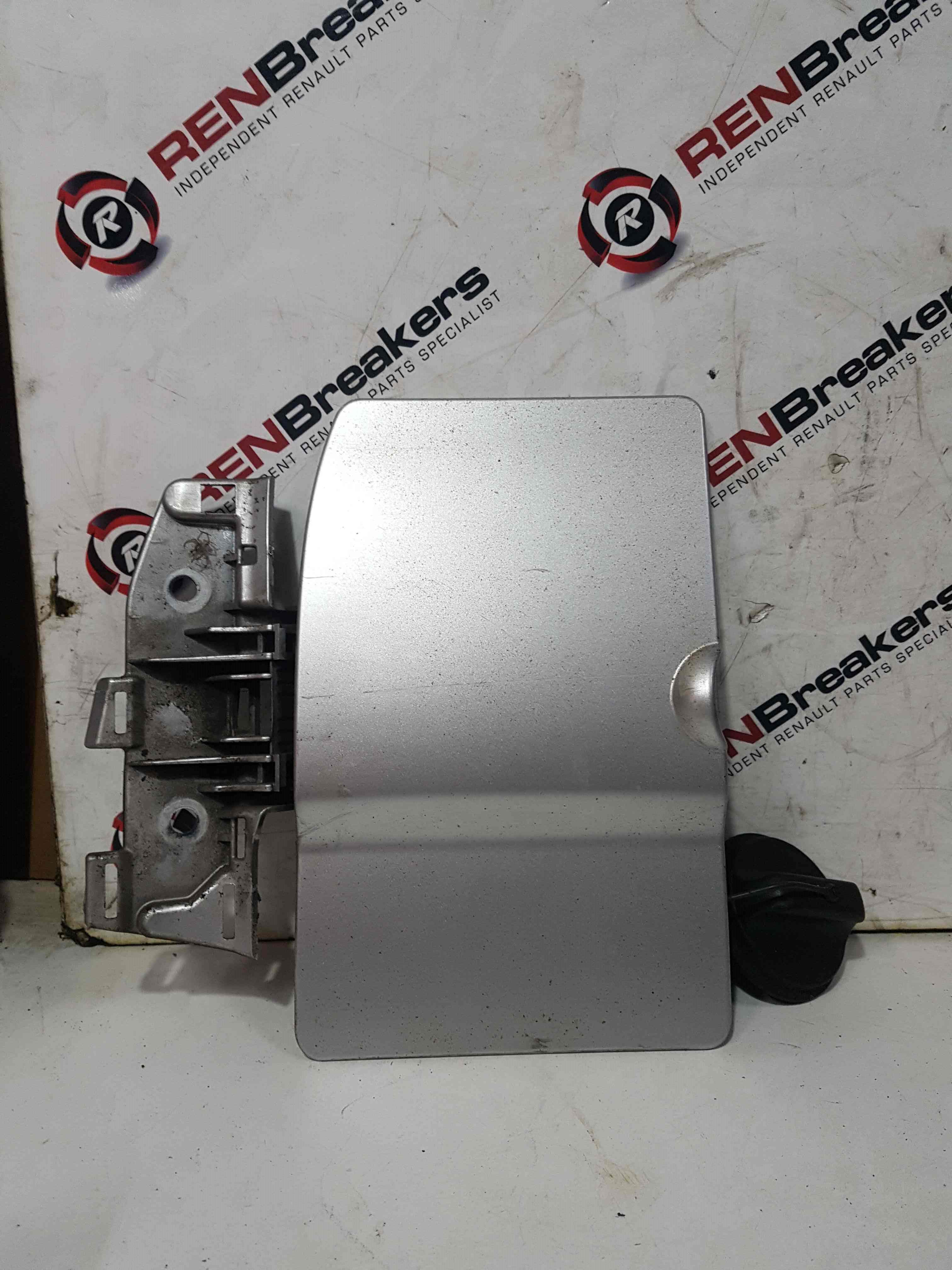 Renault Trafic 2001-2006 Petrol Fuel CAP Cover + Hinges Silver Cmg64 8200023826