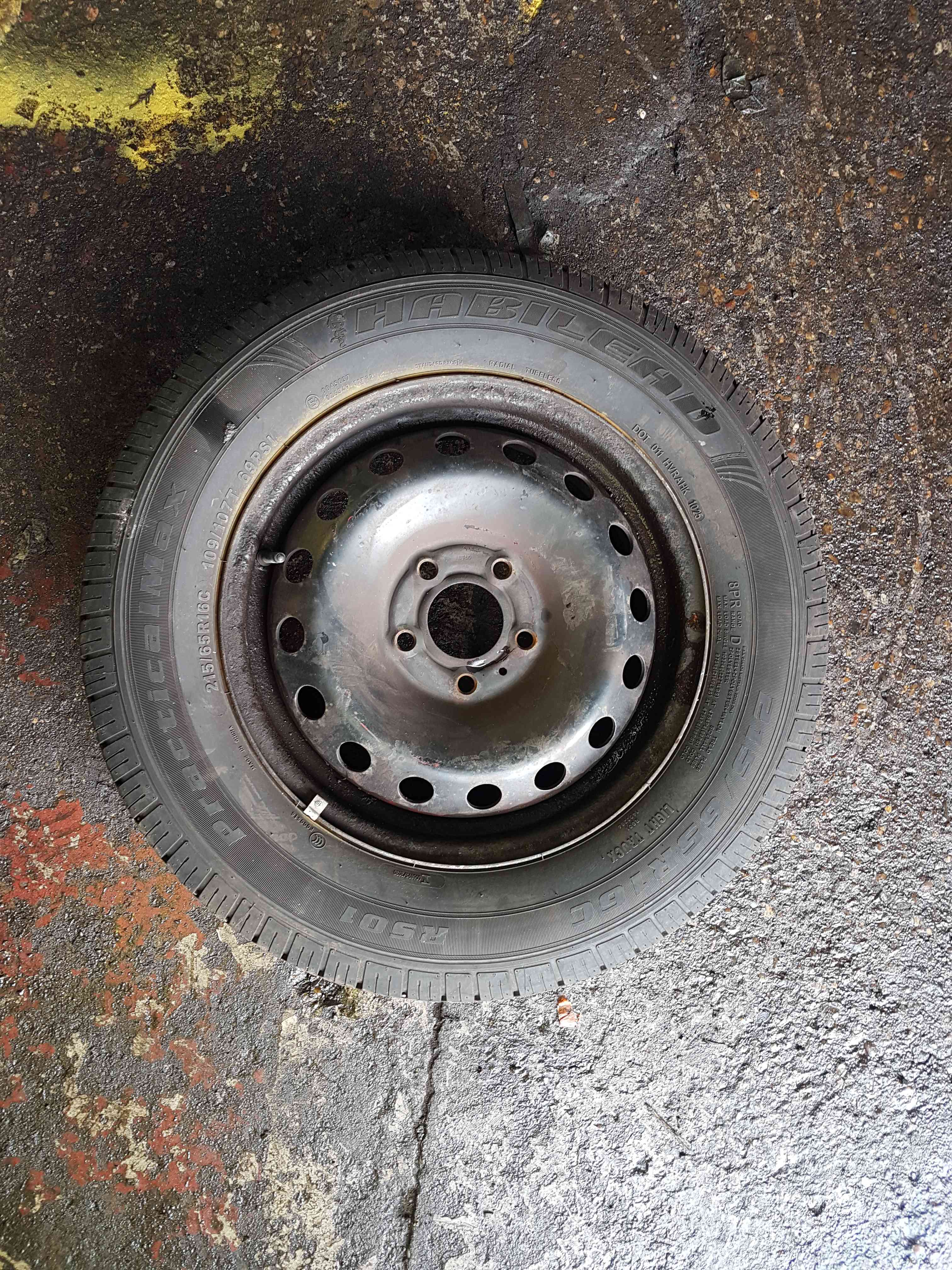 Thumb 8 Renault Trafic 2001-2006 Spare Steel Wheel RIM Tyre 215 65 16  Tyre 1025 4/5