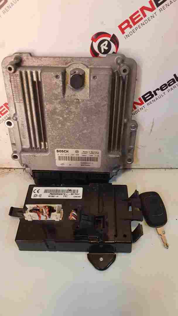 Renault Trafic 2006-2014 2.0 DCI Ecu Engine Control SET Uch + KEY Fob 8200666516