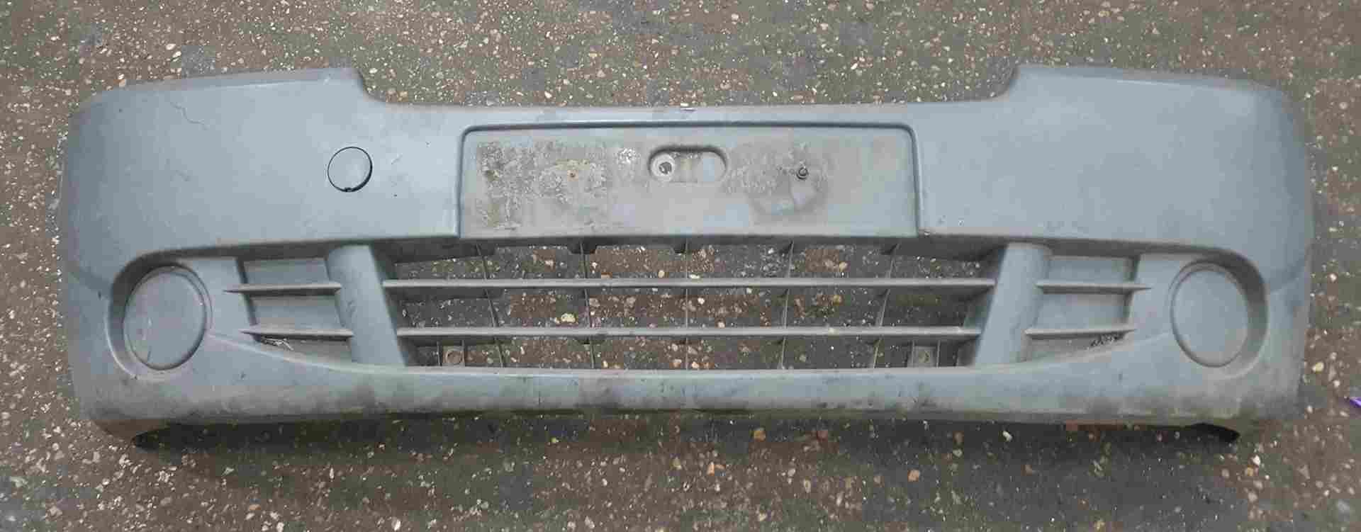 Renault Trafic 2006-2014 Front Bumper Plain Black