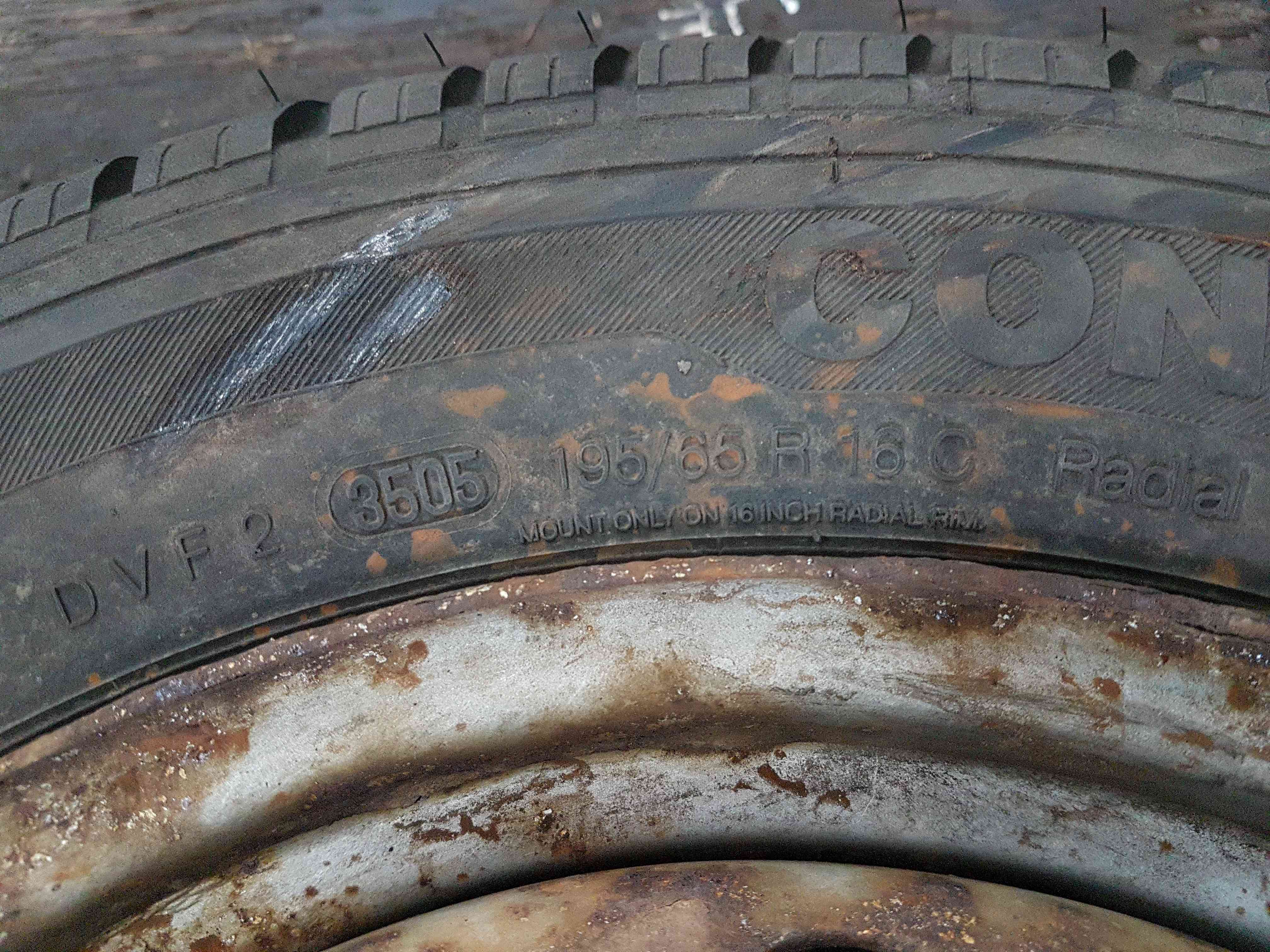 Thumb 3 Renault Trafic 2006-2014 Spare Steel Wheel Space Saver + Tyre 195 65 16 10Mm 3/5