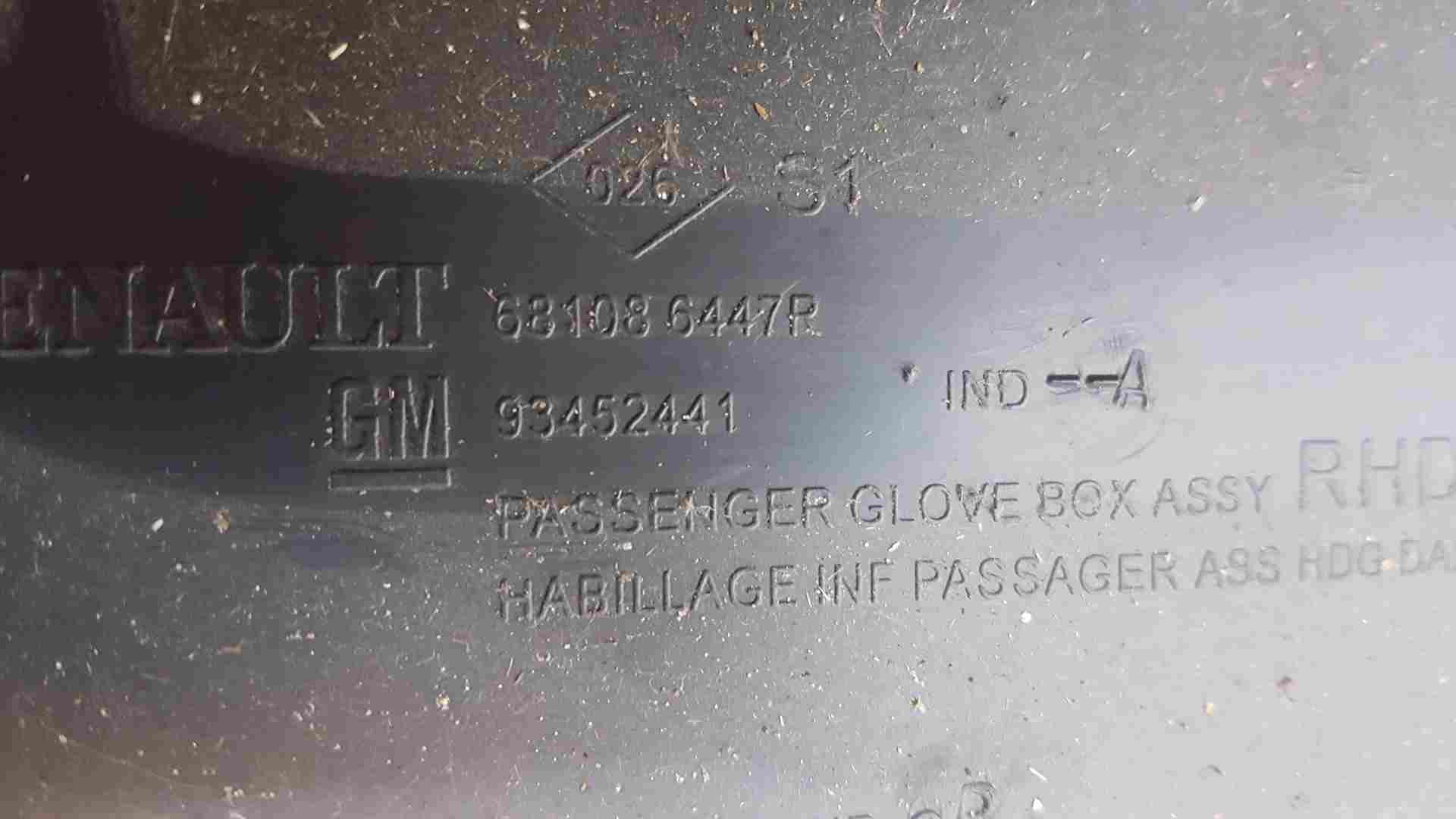 Thumb 8 Renault Trafic 2014-2018 Passenger Glove BOX Storage 681086447R