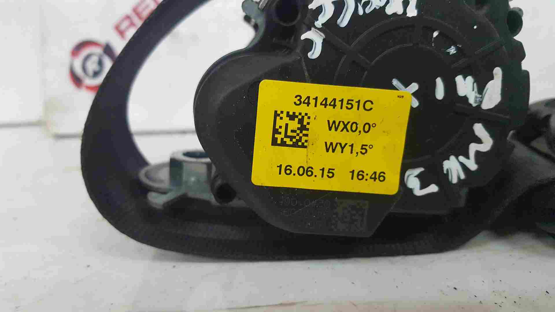 Thumb 3 Renault Trafic 2014-2018 Passenger NSF Front Seat Belt 34144151C 