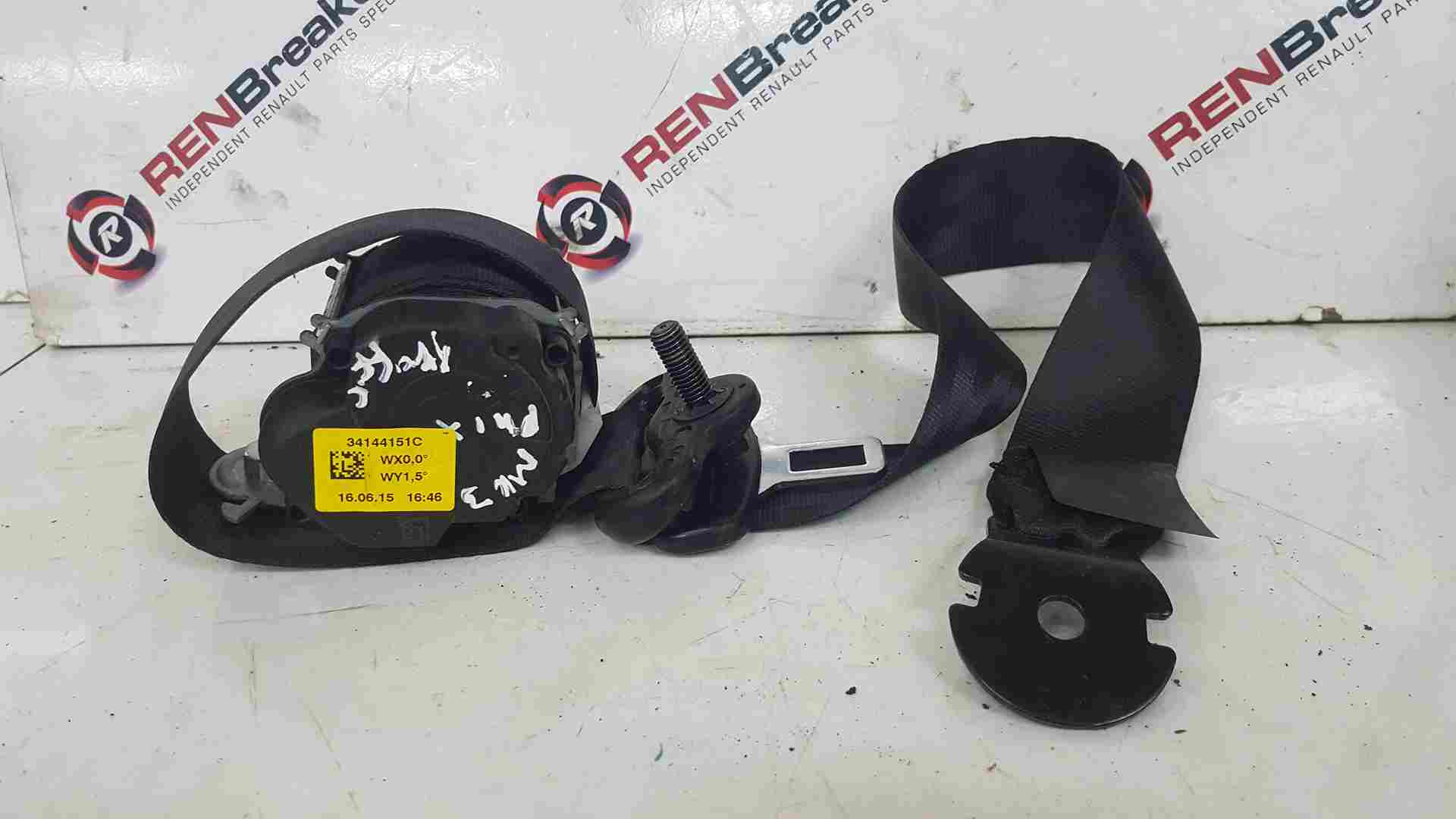 Renault Trafic 2014-2018 Passenger NSF Front Seat Belt 34144151C 