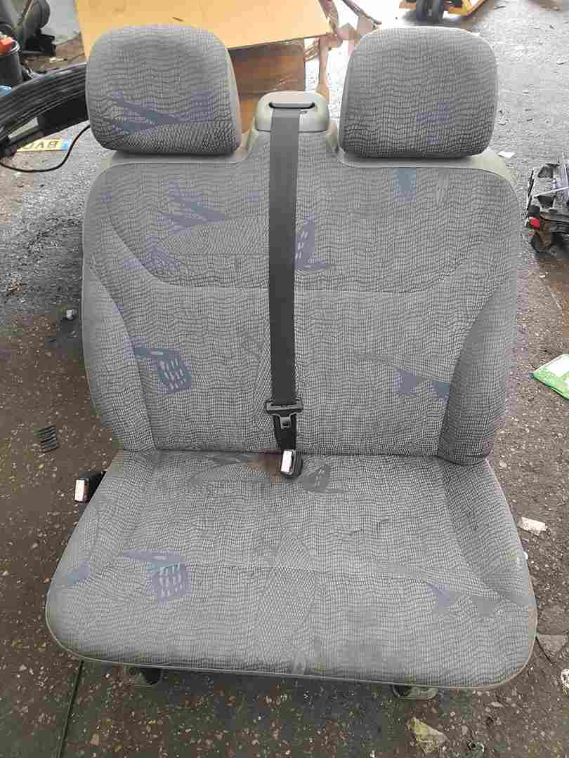 Thumb 2 Renault Trafic MK2 2001-2014 Passengers Double Bench Seat No Rips 