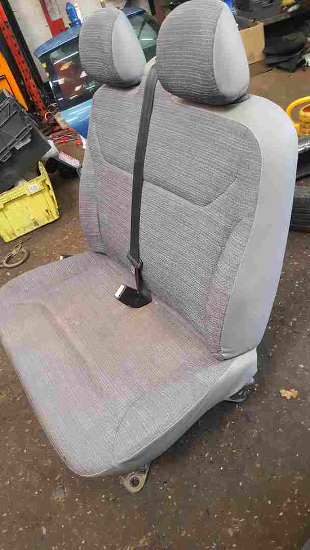 Thumb 5 Renault Trafic MK2 2001-2014 Passengers Double Bench Seat No Rips 