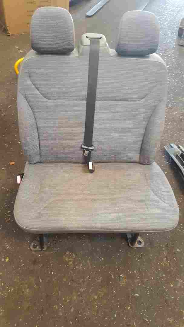 Thumb 7 Renault Trafic MK2 2001-2014 Passengers Double Bench Seat No Rips 