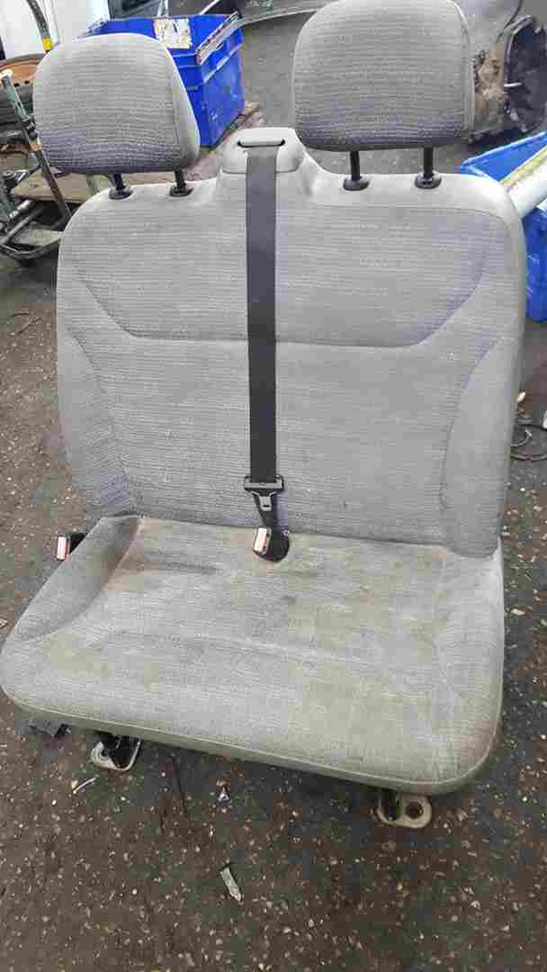 Renault Trafic MK2 2001-2014 Passengers Double Bench Seat No Rips 